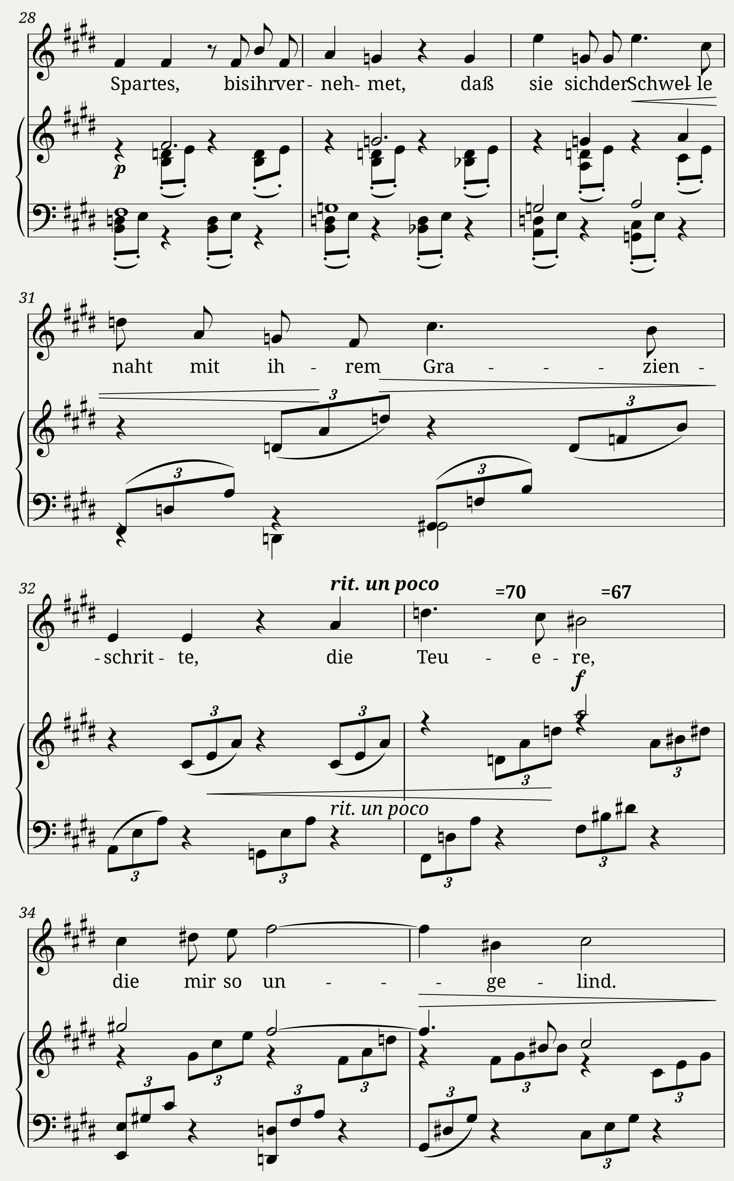Brahms Johannes - 4 Gesänge Op.46 No.1 - Die Kränze — 2/4