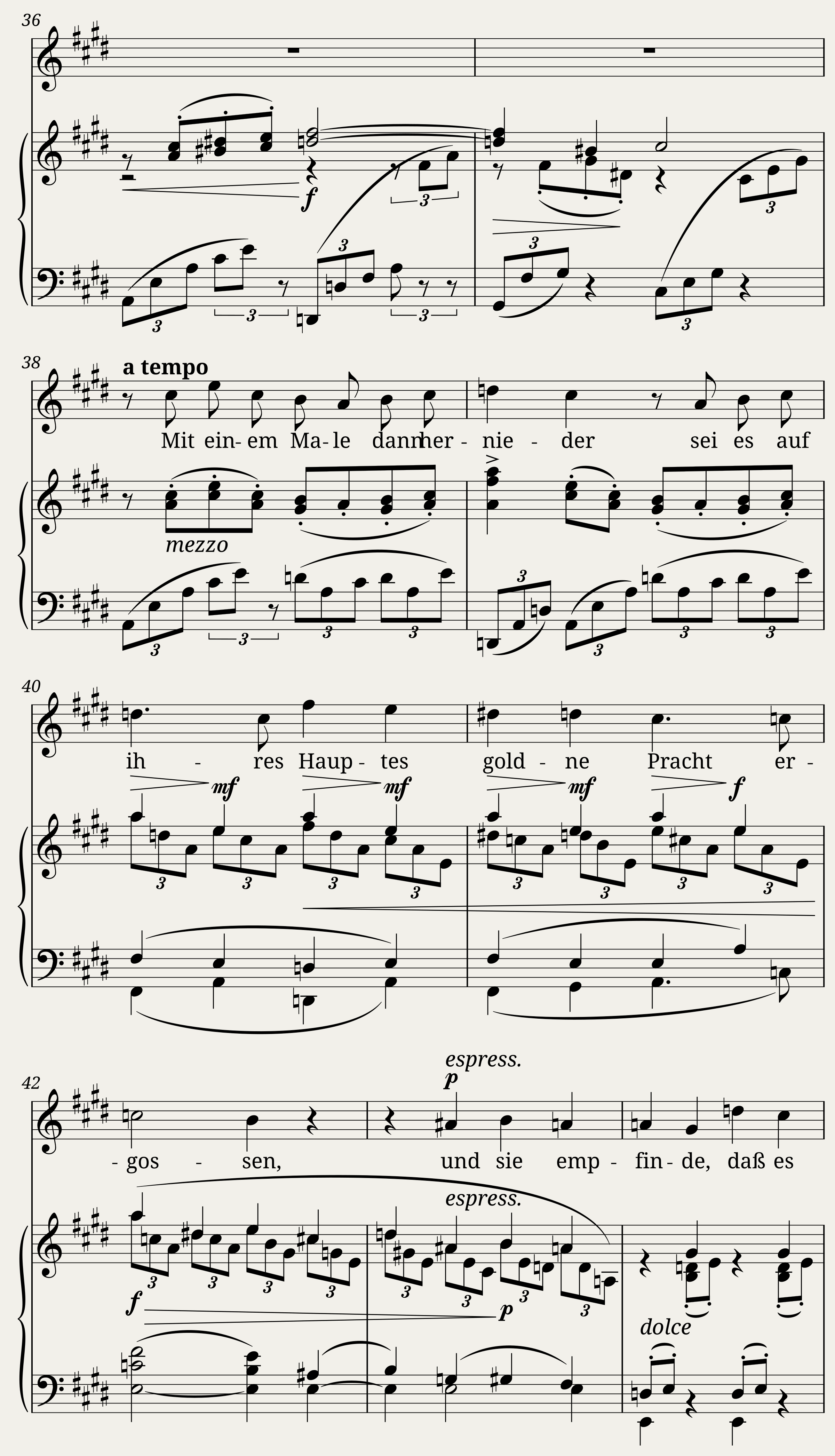 Brahms Johannes - 4 Gesänge Op.46 No.1 - Die Kränze — 3/4