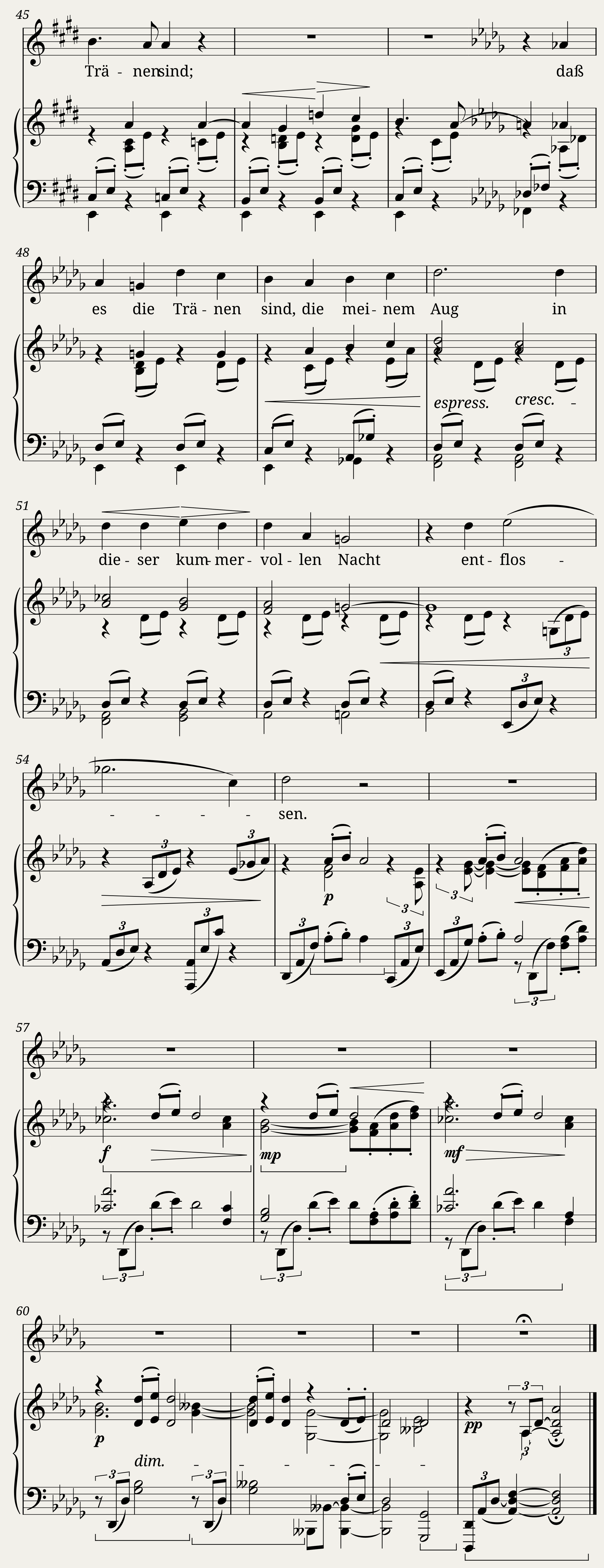 Brahms Johannes - 4 Gesänge Op.46 No.1 - Die Kränze — 4/4
