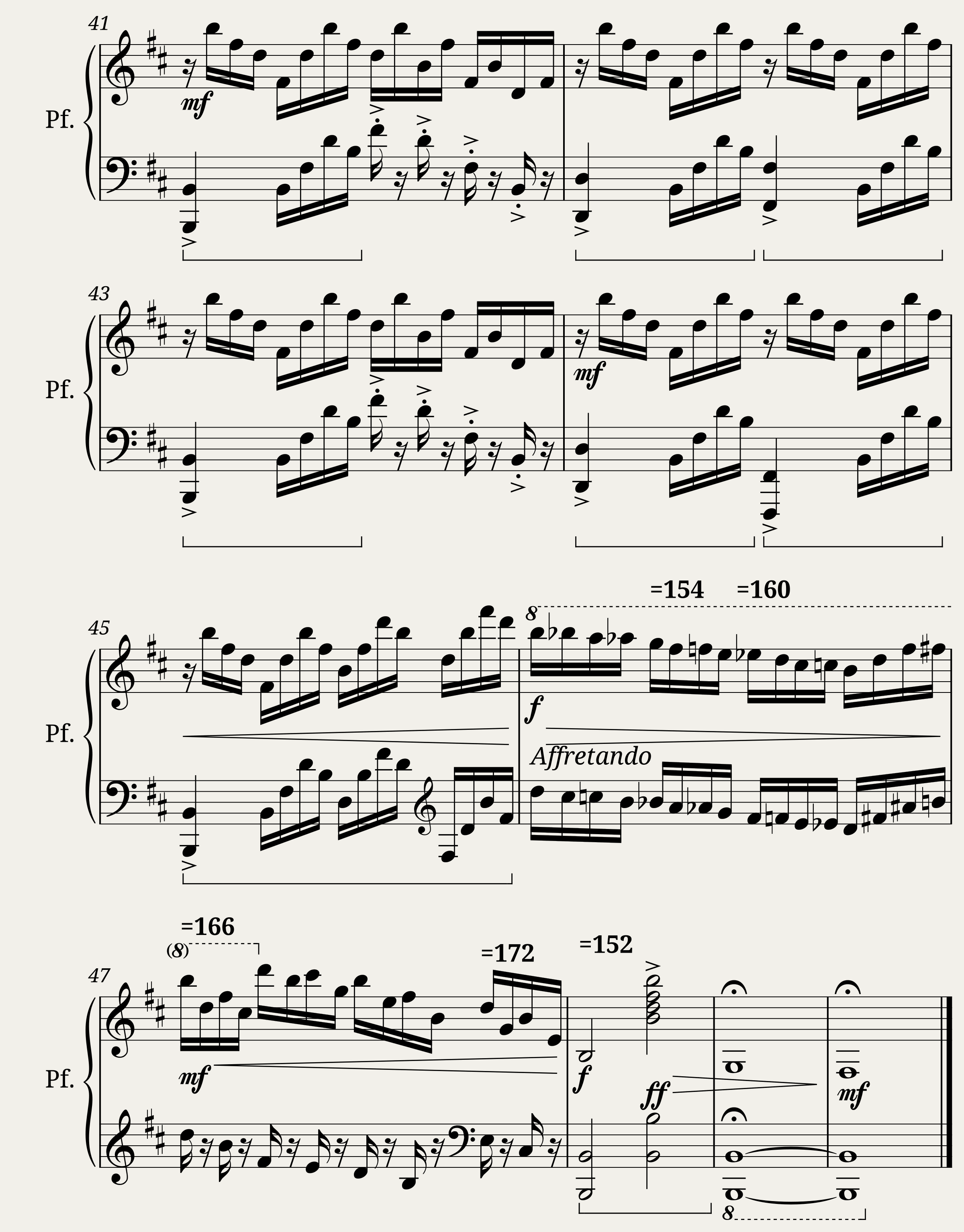 Studio per pianoforte Op47 — 3/3