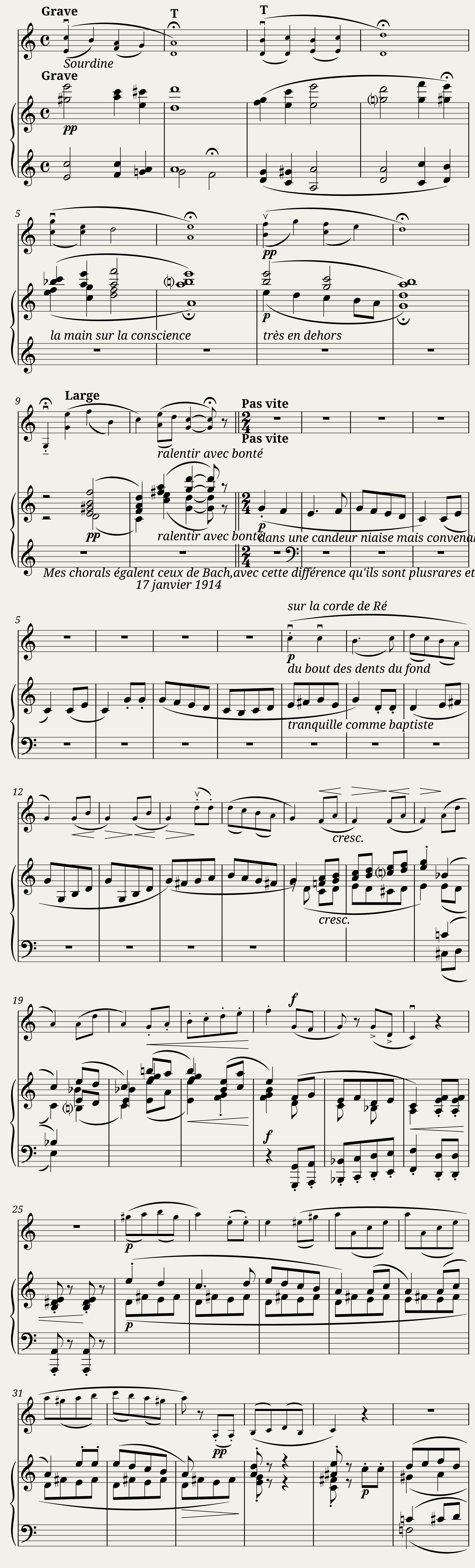 Choses vues à droite et à gauche (sans lunettes) Erik Satie — 1/5