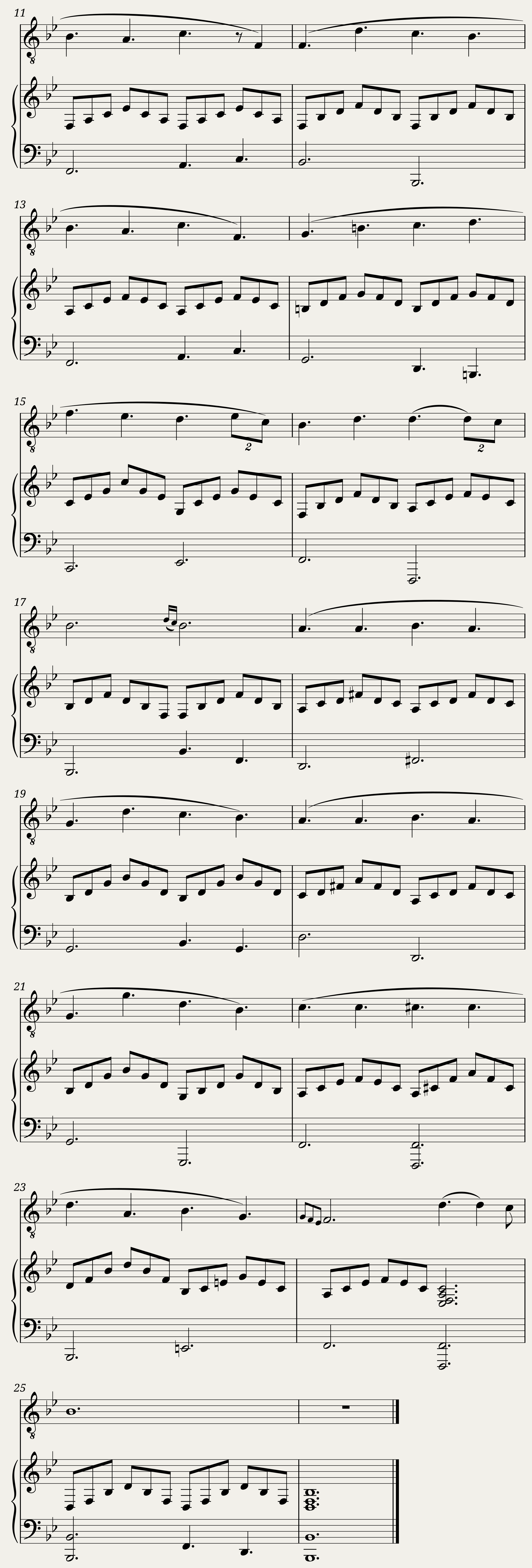 Voice leading exercise — 2/2