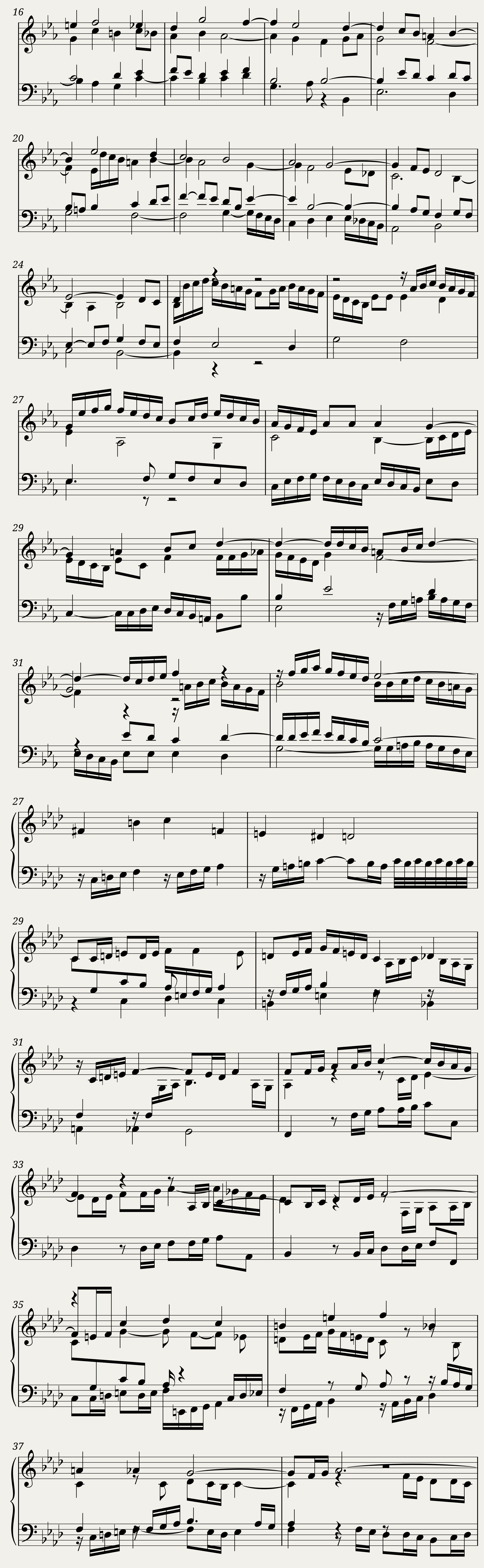 BWV 859 The Well-Tempered Clavier Part I Fuga XIV — 2/2