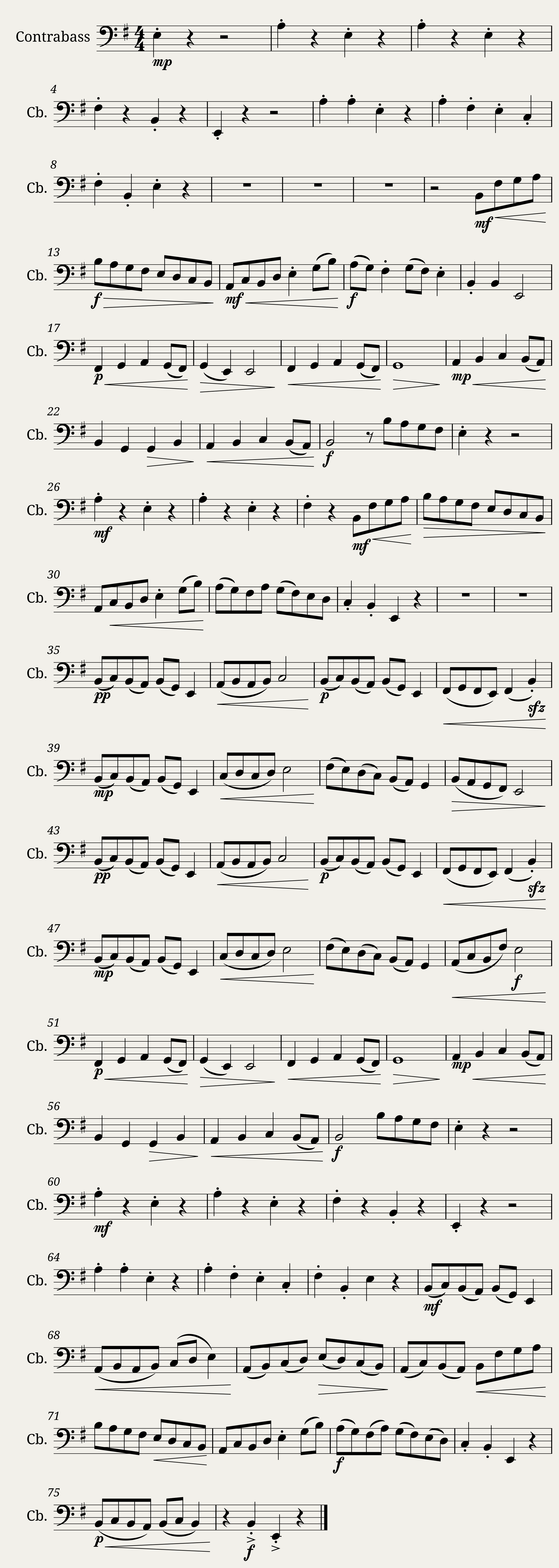 Bears in the Moonlight Bass