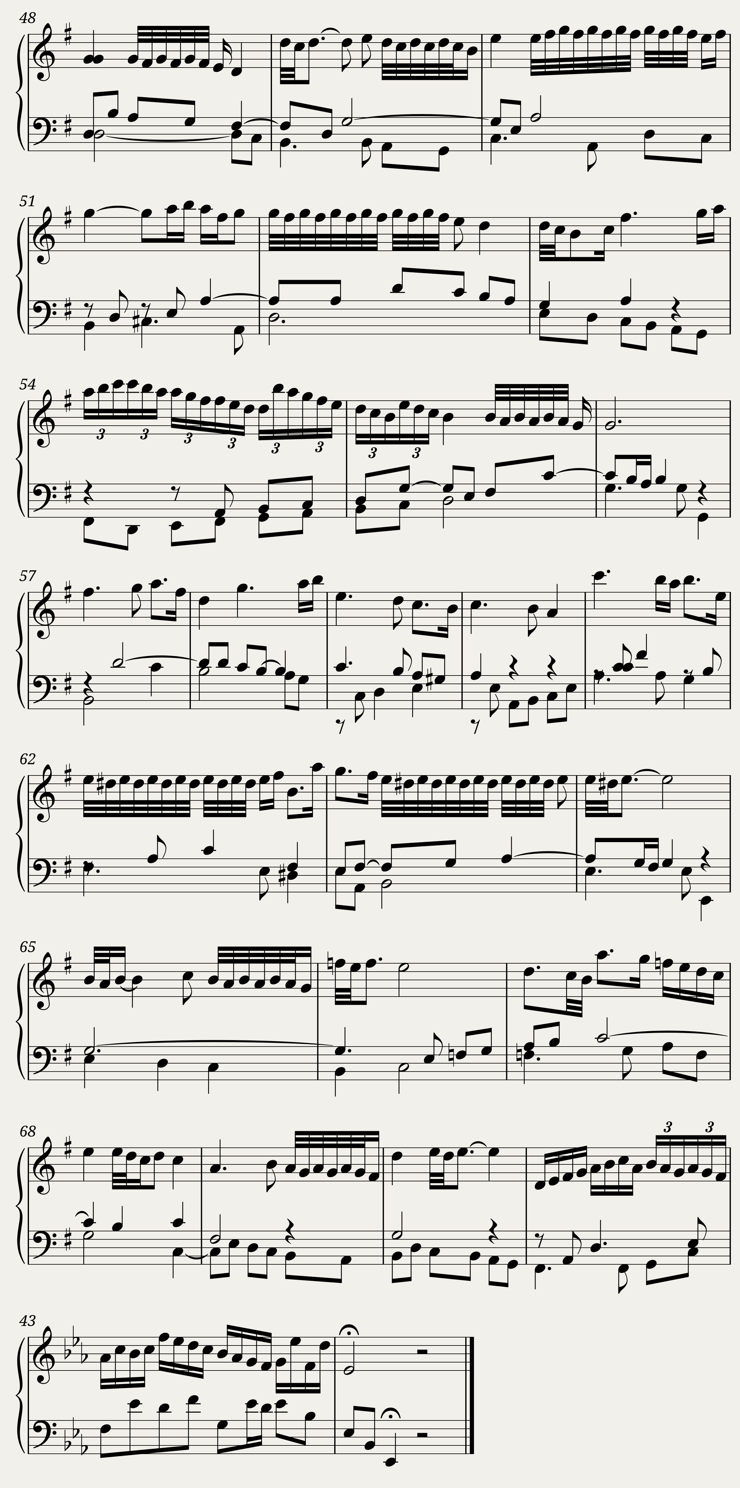 BWV 816 French Suite V Sarabande — 3/3