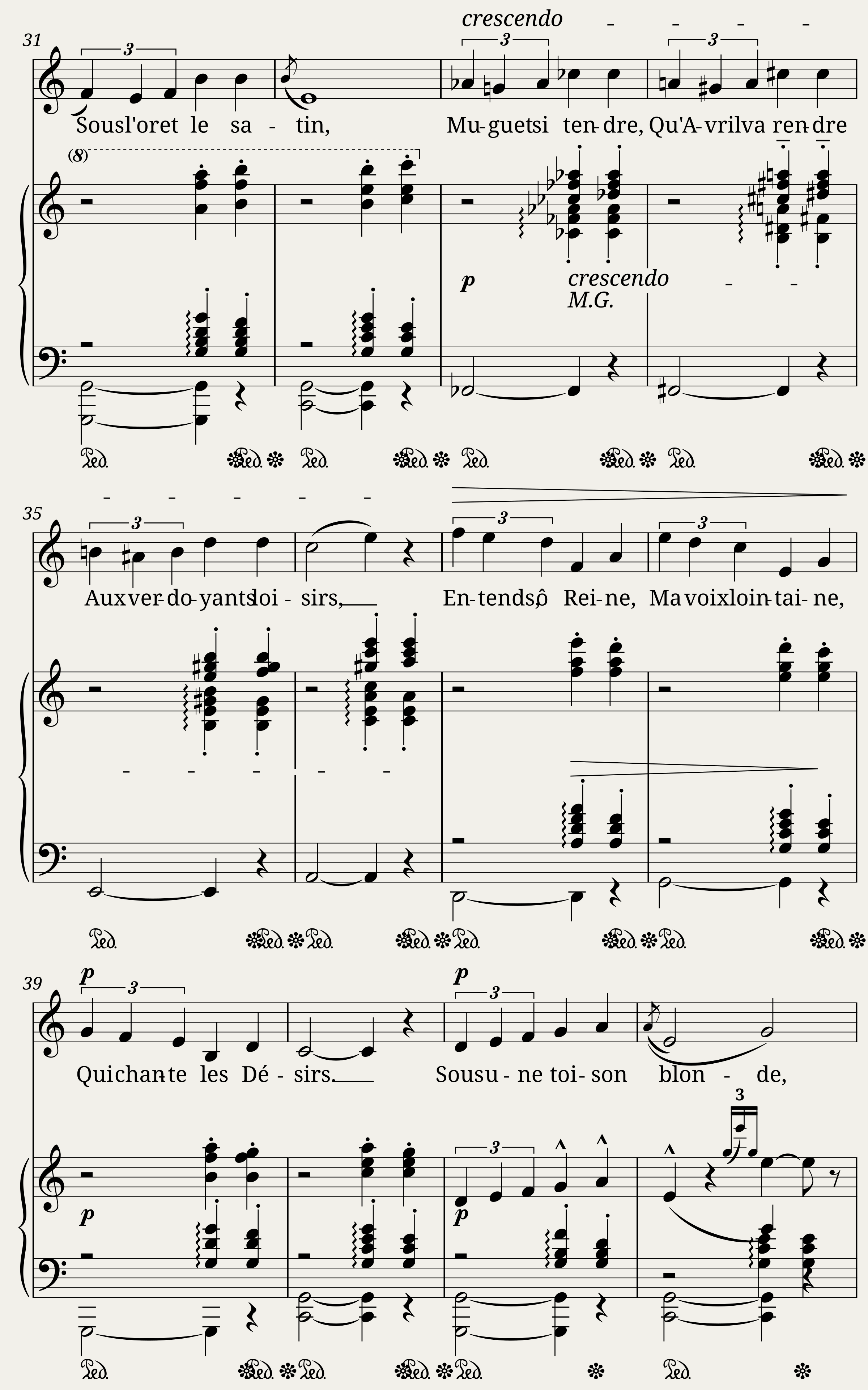 Aubade-Habanera — 2/5