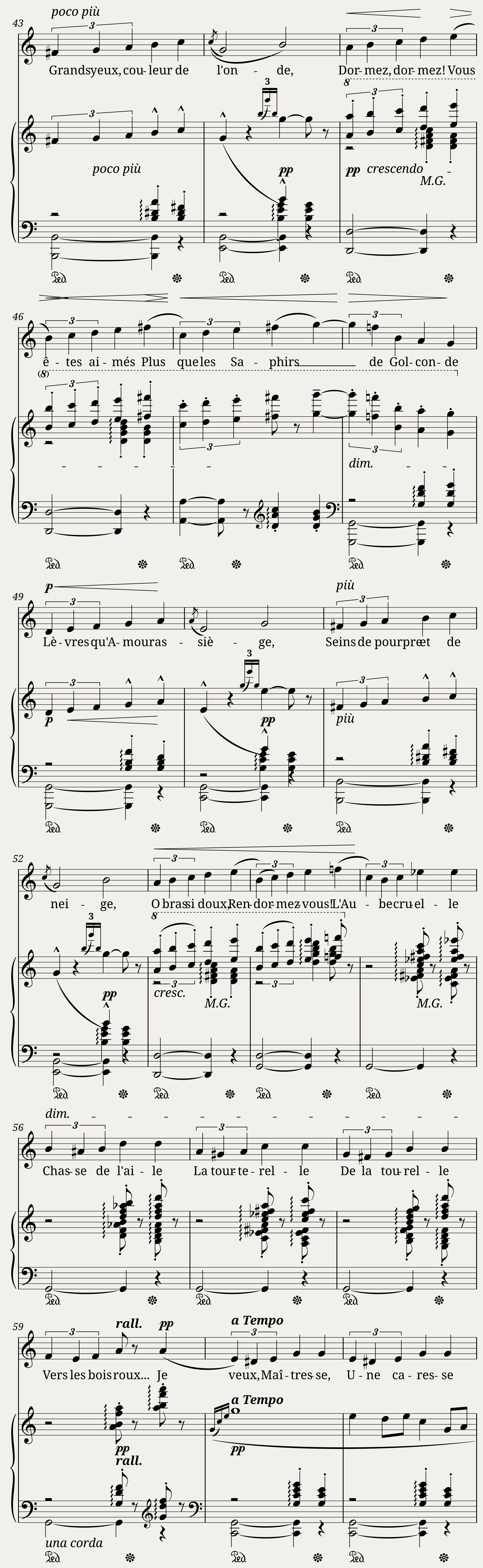 Aubade-Habanera — 3/5