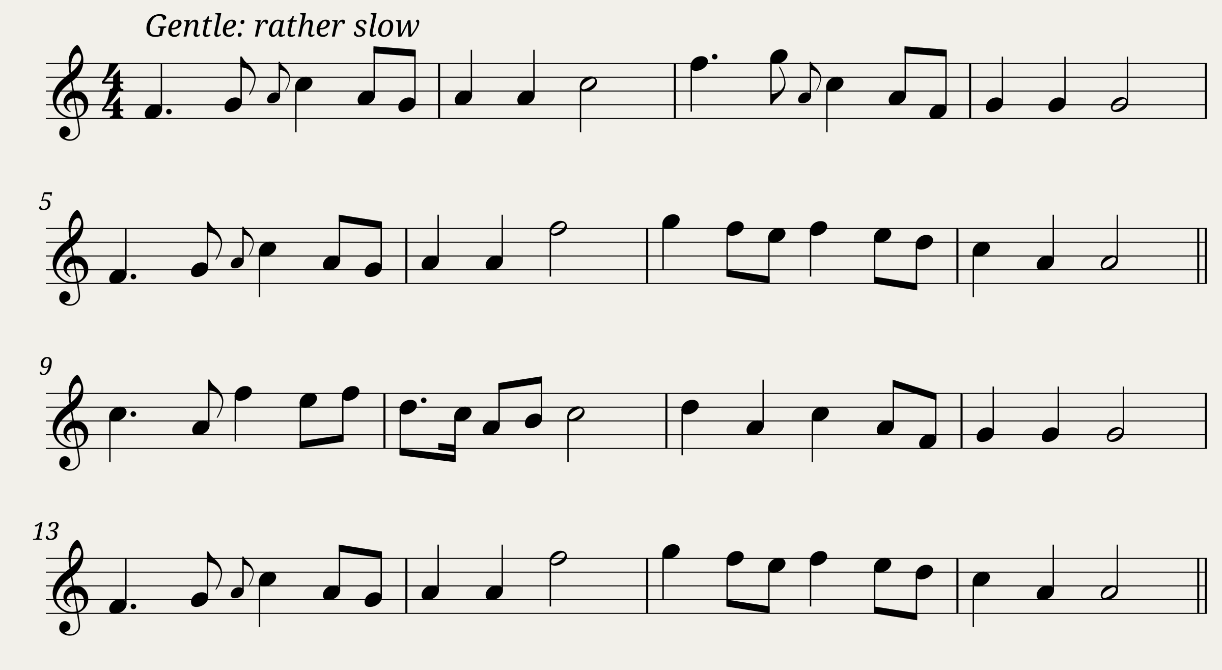 Sho-ho a lullaby