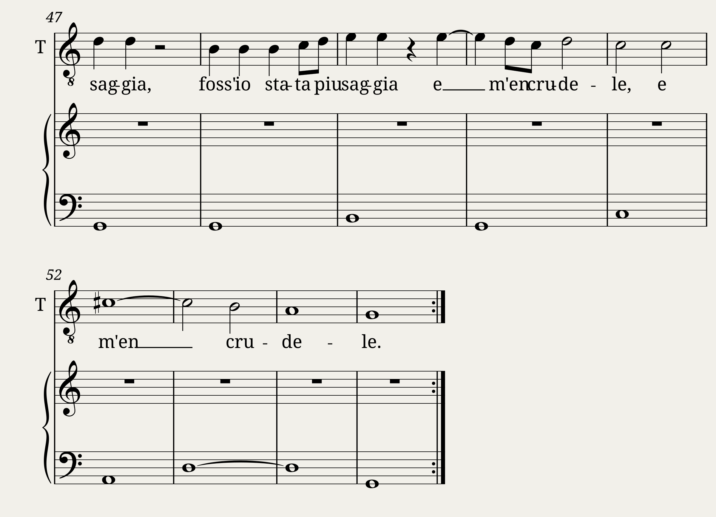 Non mi conosci tu - Bartolomeo de Mutiis — 2/2