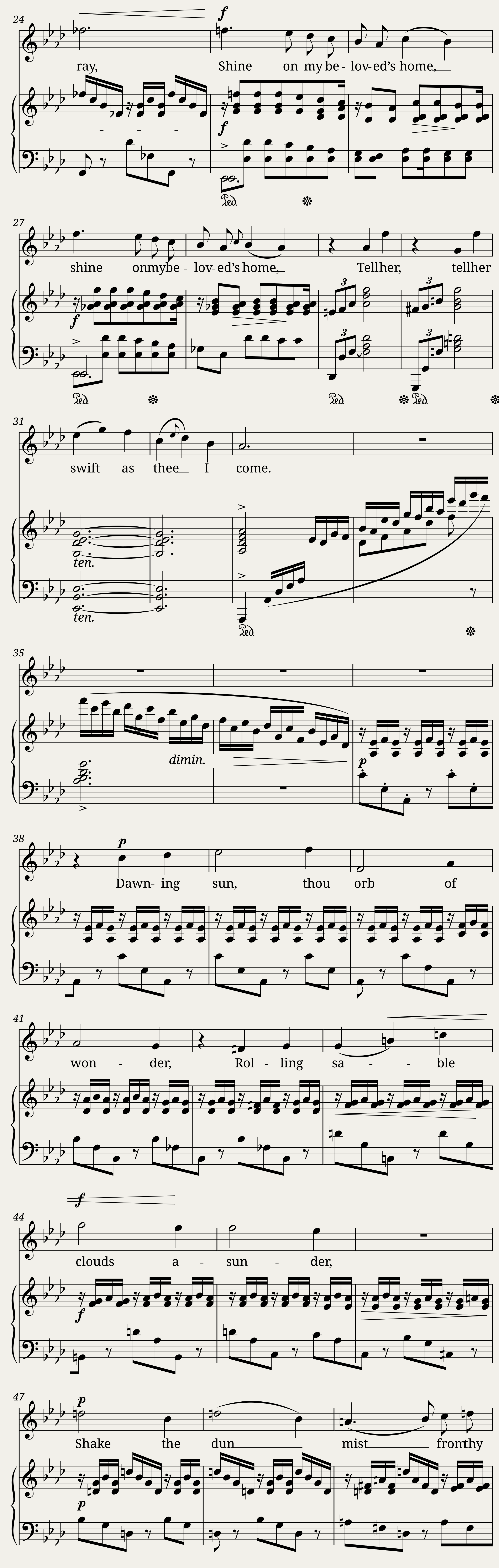 Lied der Suleika — 3/3