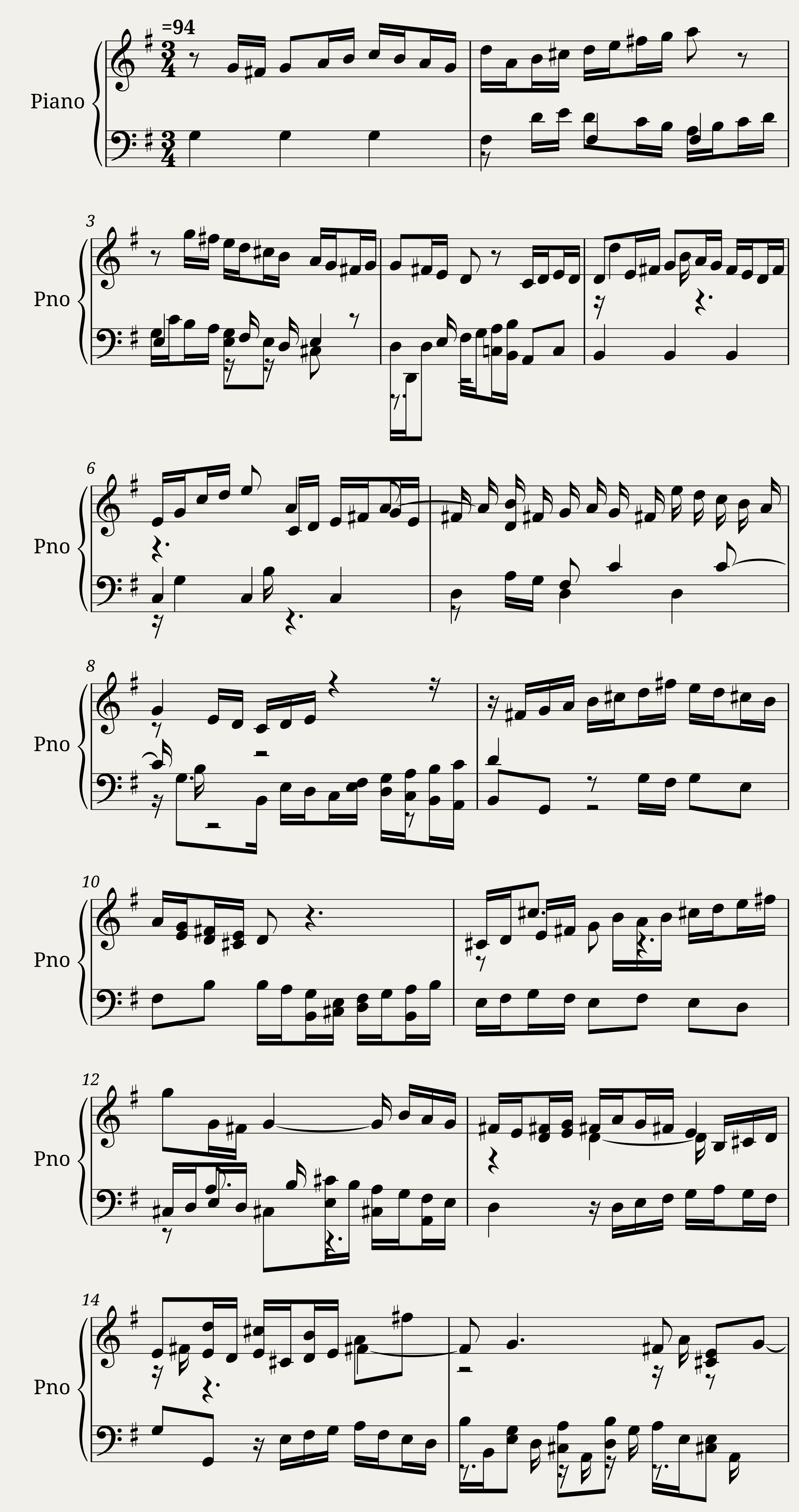 Goldberg Variations - 12 — 1/2