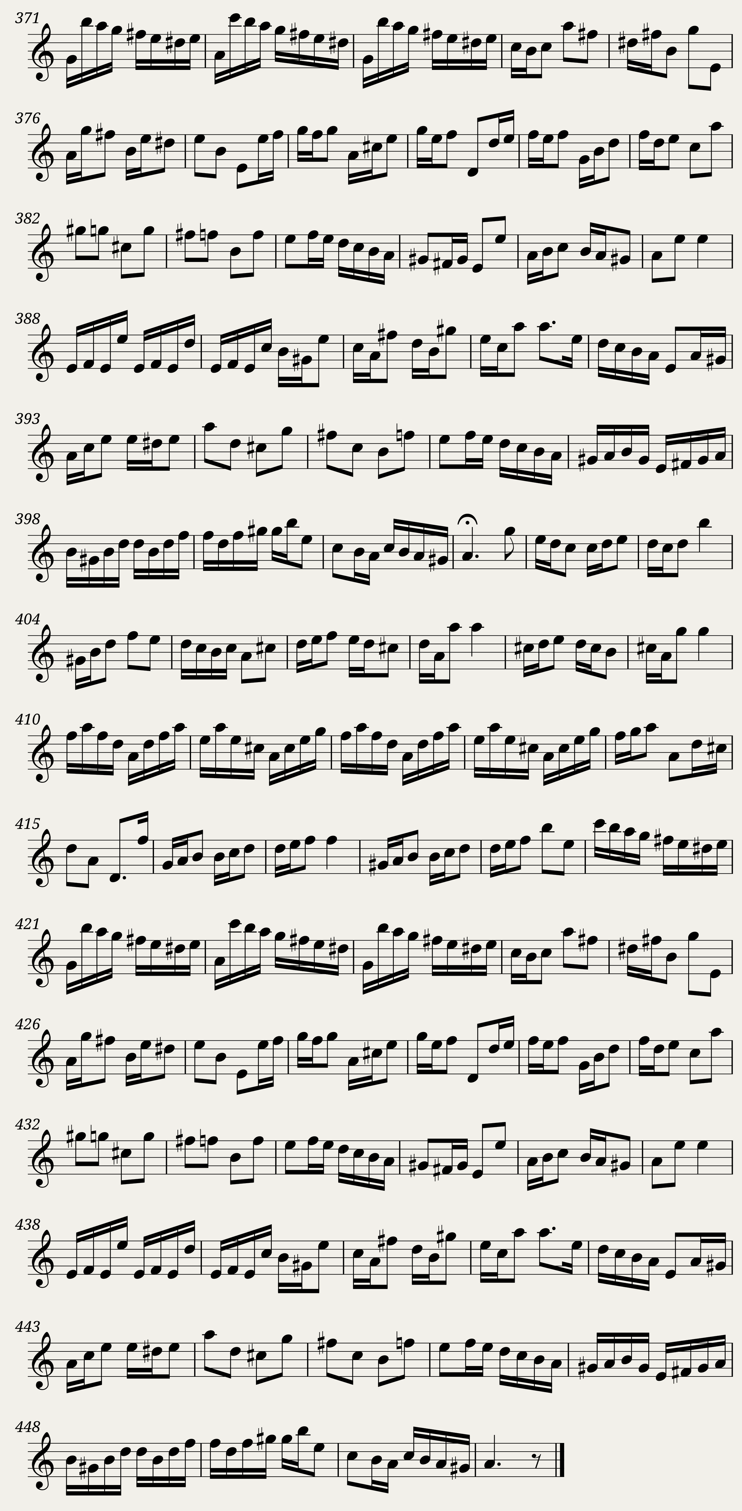 BWV 1013 Partita in A minor for solo flute — 10/10