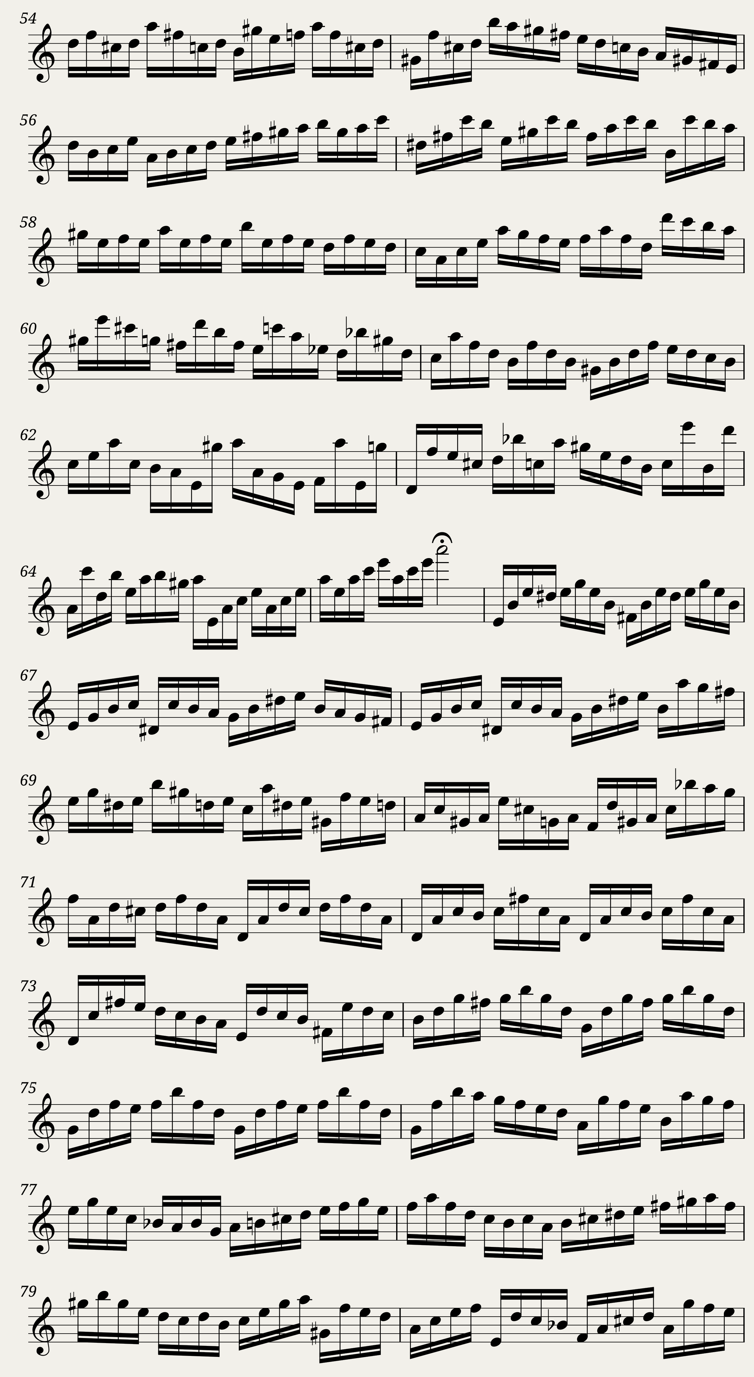 BWV 1013 Partita in A minor for solo flute — 3/10