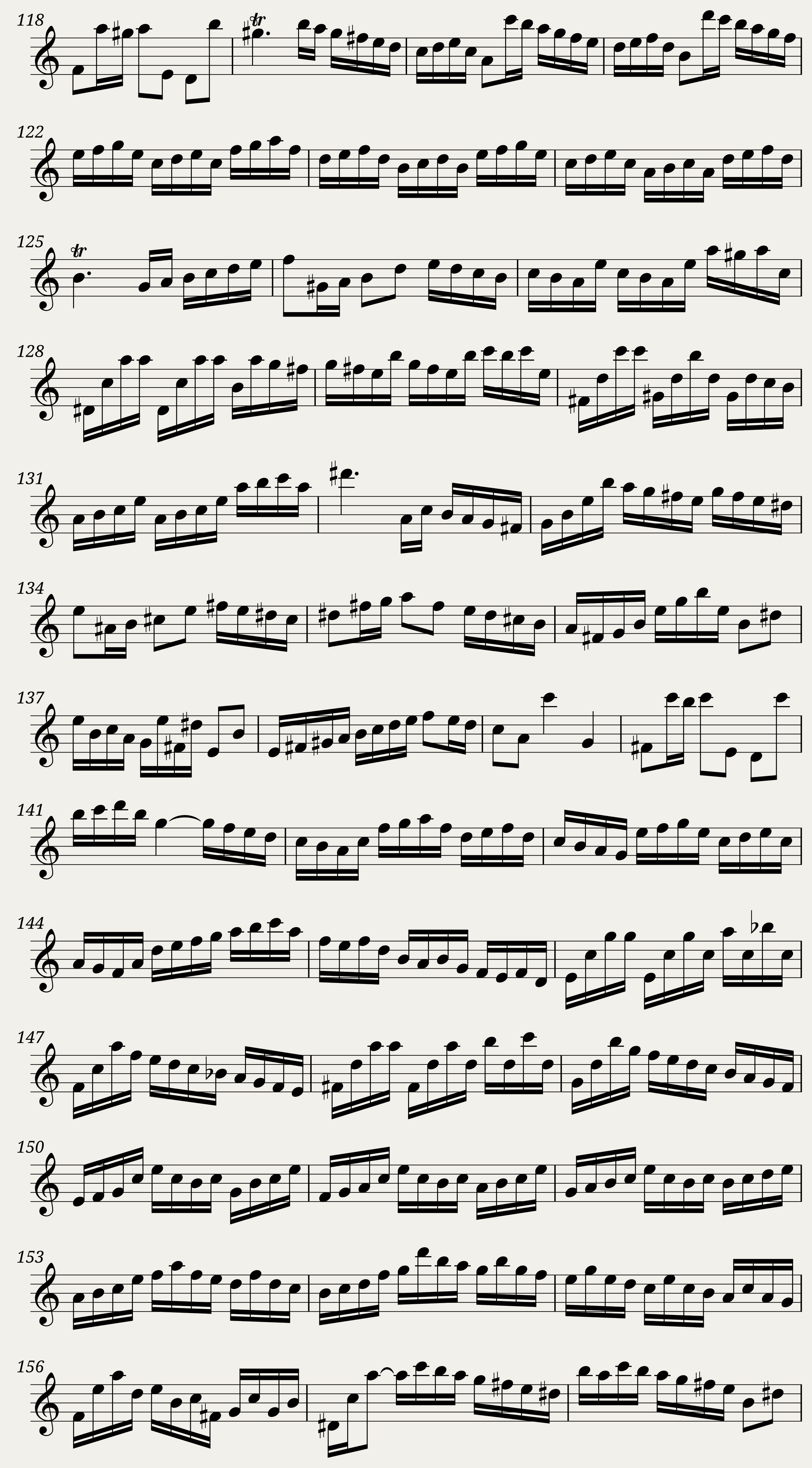 BWV 1013 Partita in A minor for solo flute — 5/10