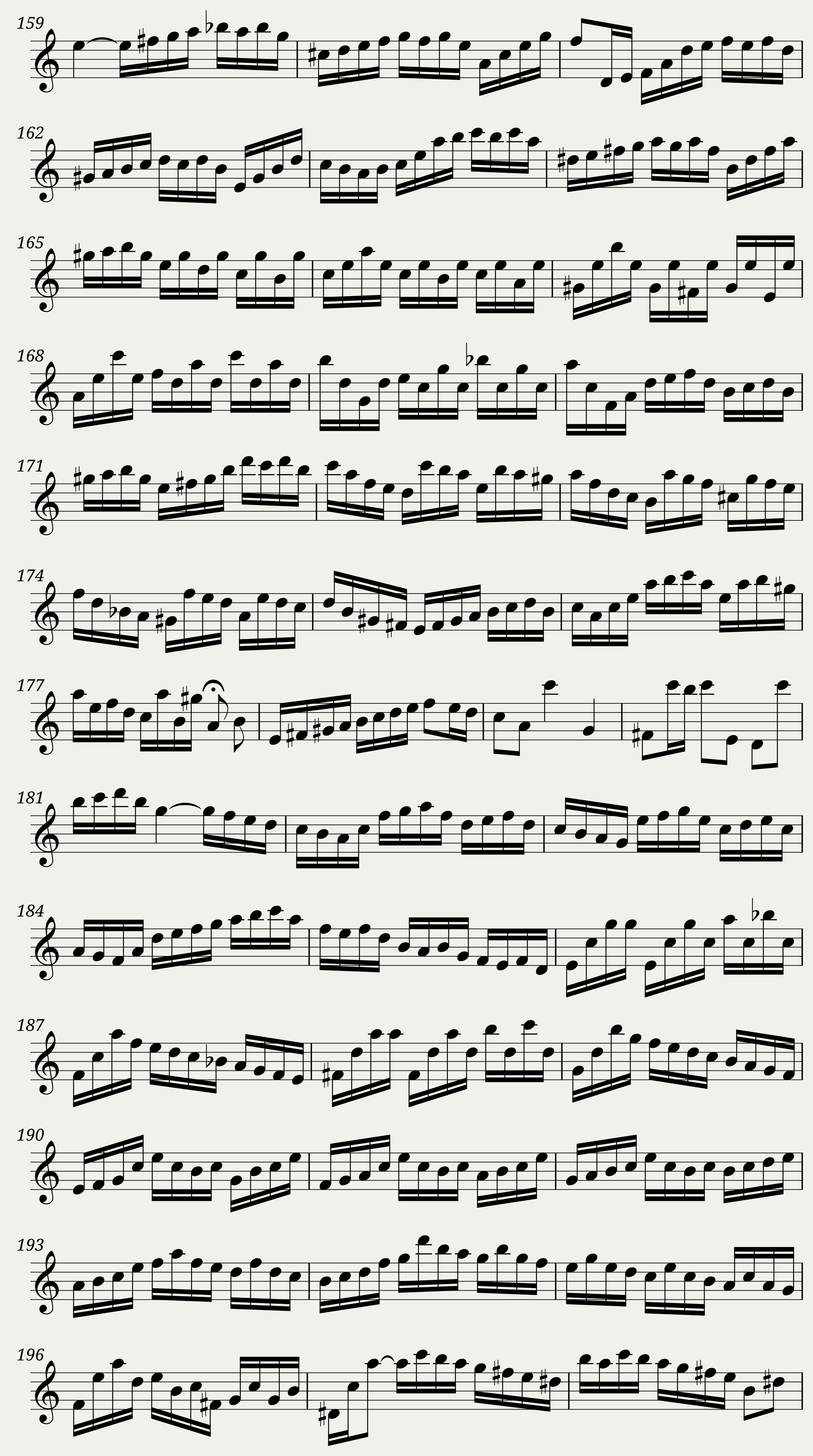 BWV 1013 Partita in A minor for solo flute — 6/10