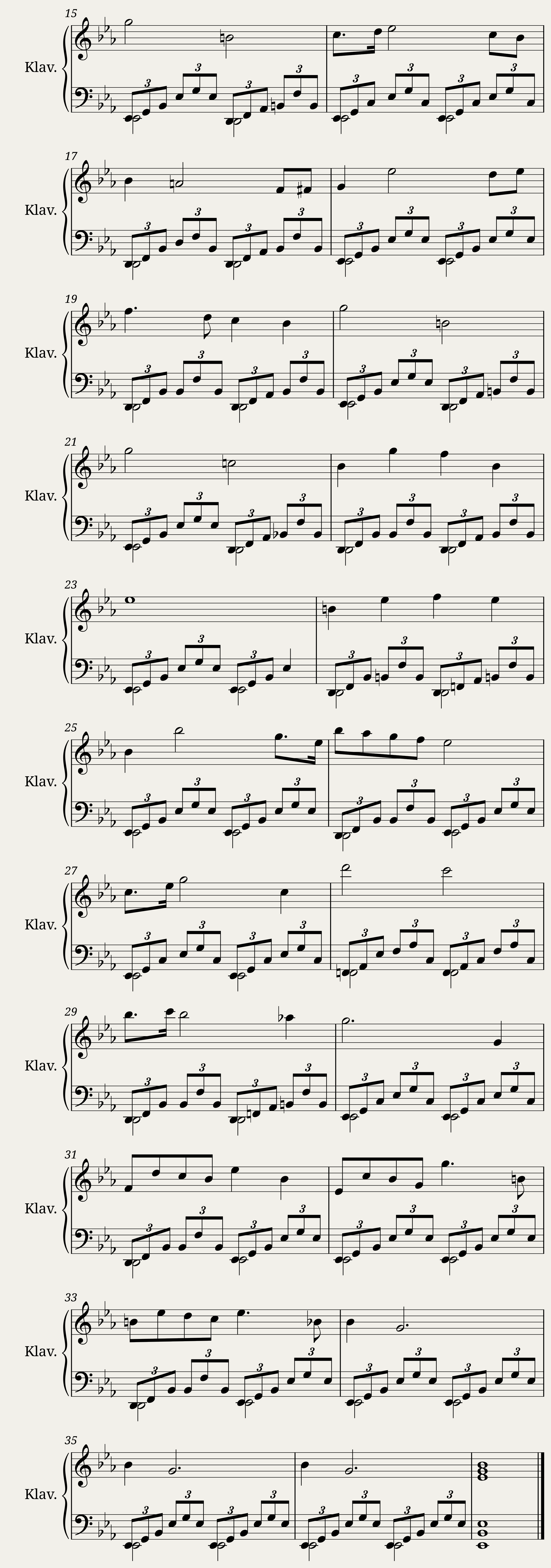 Fantasie für das Klavier — 2/2