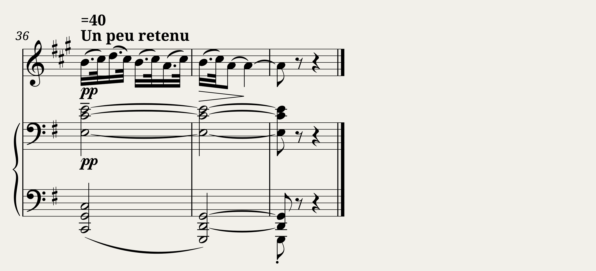 Debussy - Petite Pièce — 2/2