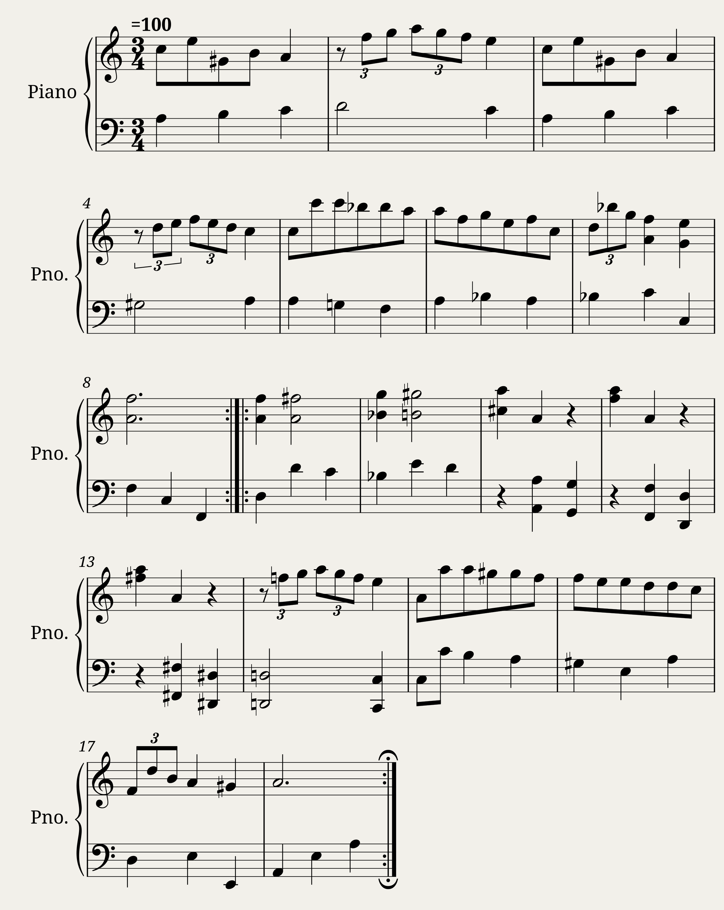 Minore in A minor