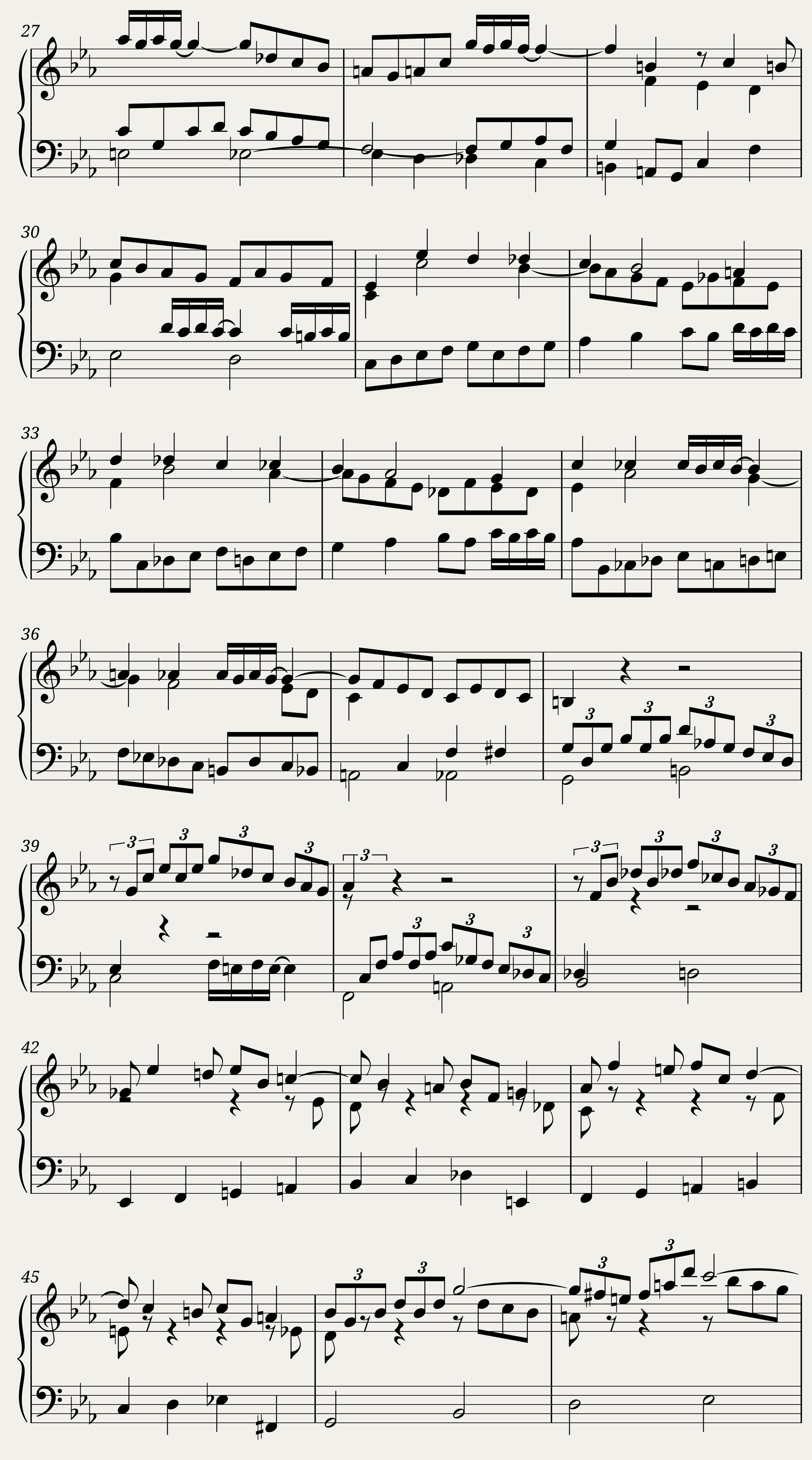 BWV 806 English Suite I Allemande — 2/7