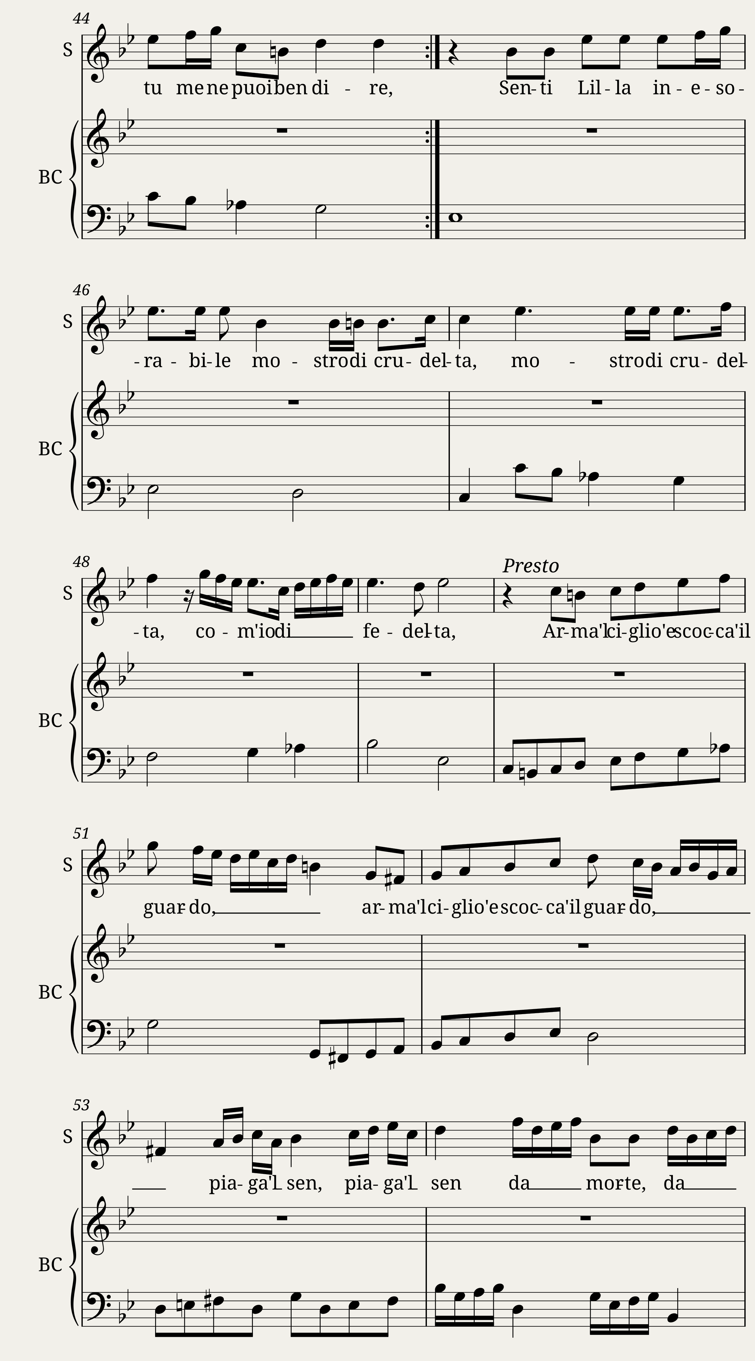 Tu me ne puoi - Barbara Strozzi — 4/8