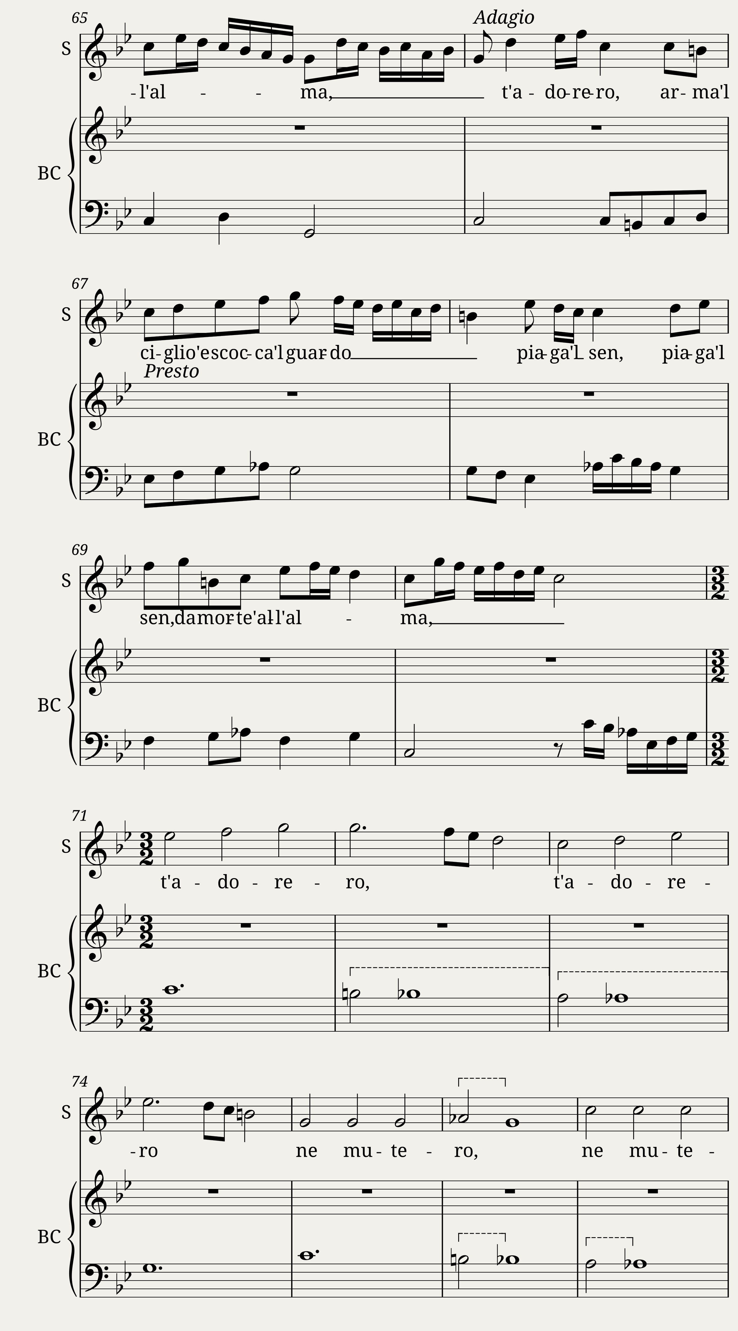 Tu me ne puoi - Barbara Strozzi — 6/8