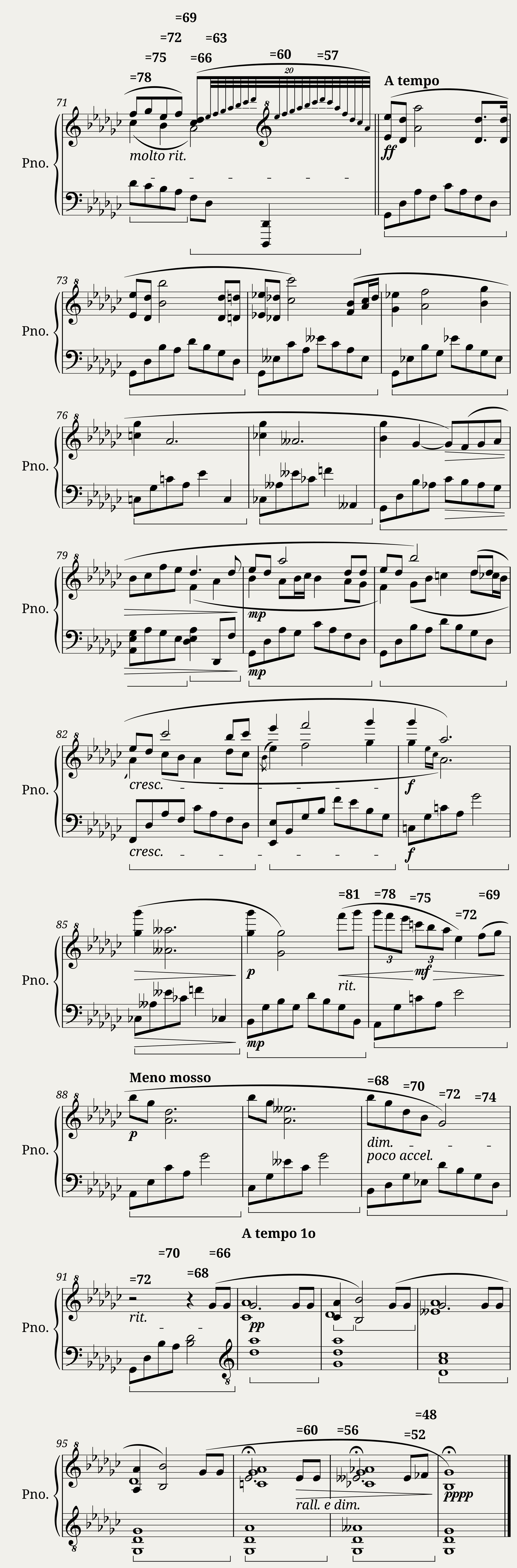 Nocturne by Bethany Wakim - Arranged — 4/4