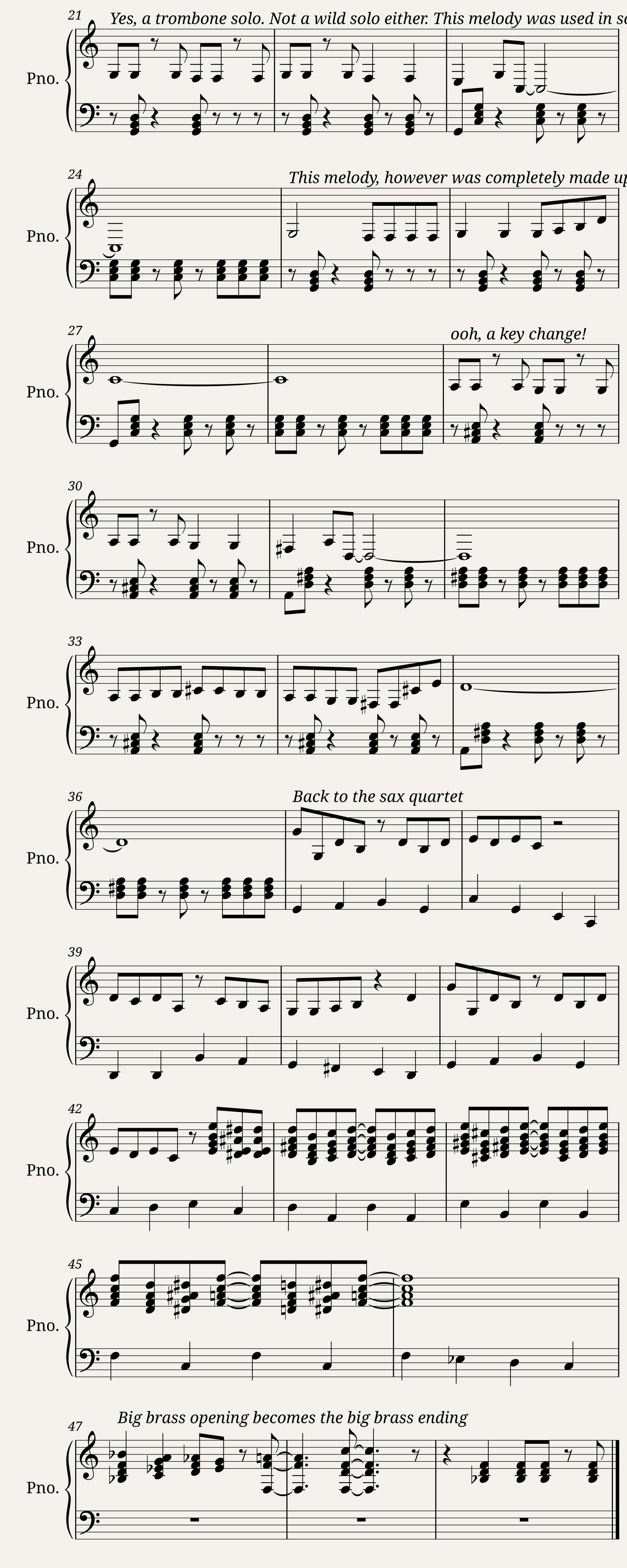 Piano Sketch — 2/2