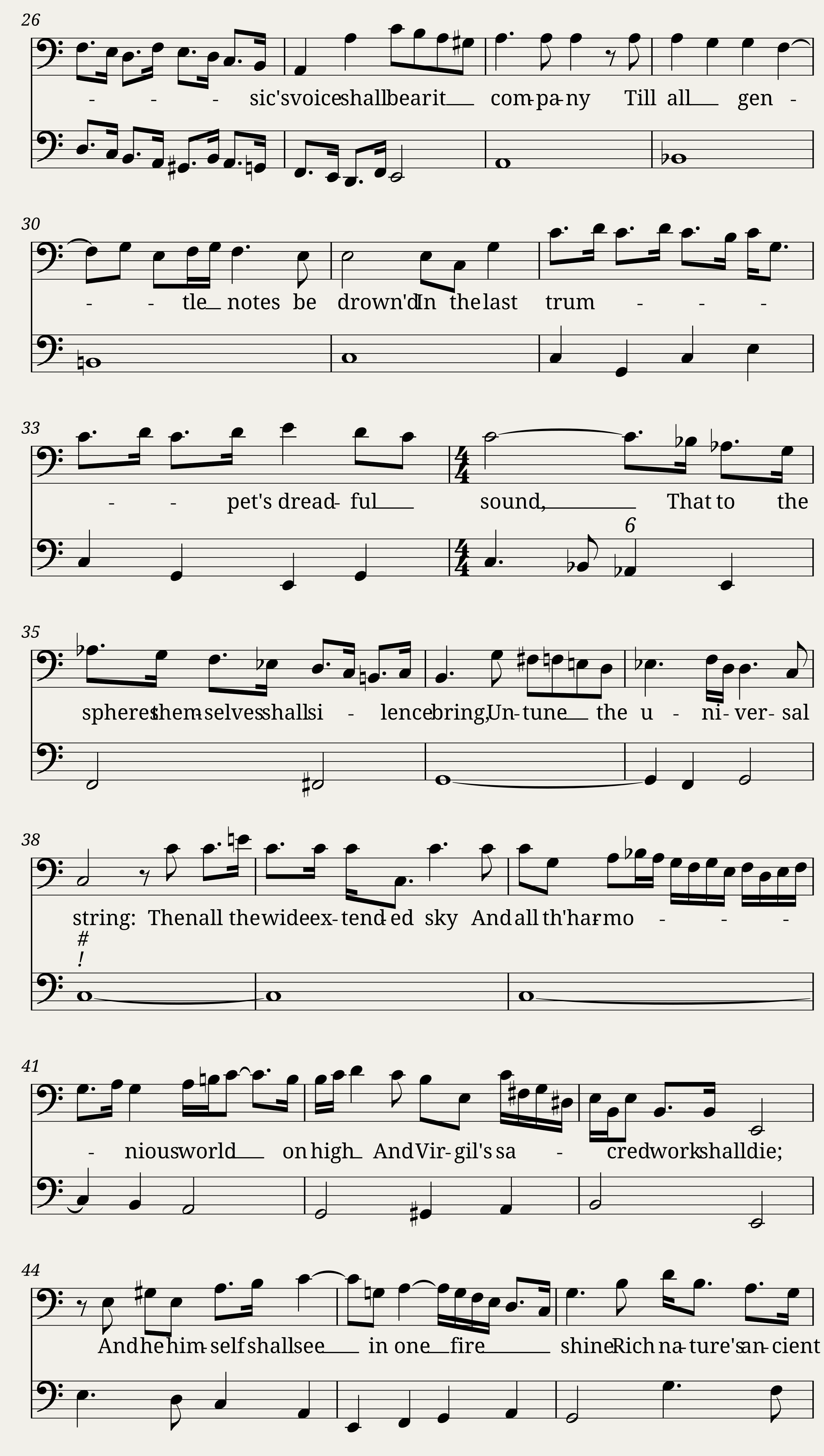 Begin the Song (The Resurrection) - Henry Purcell — 2/6