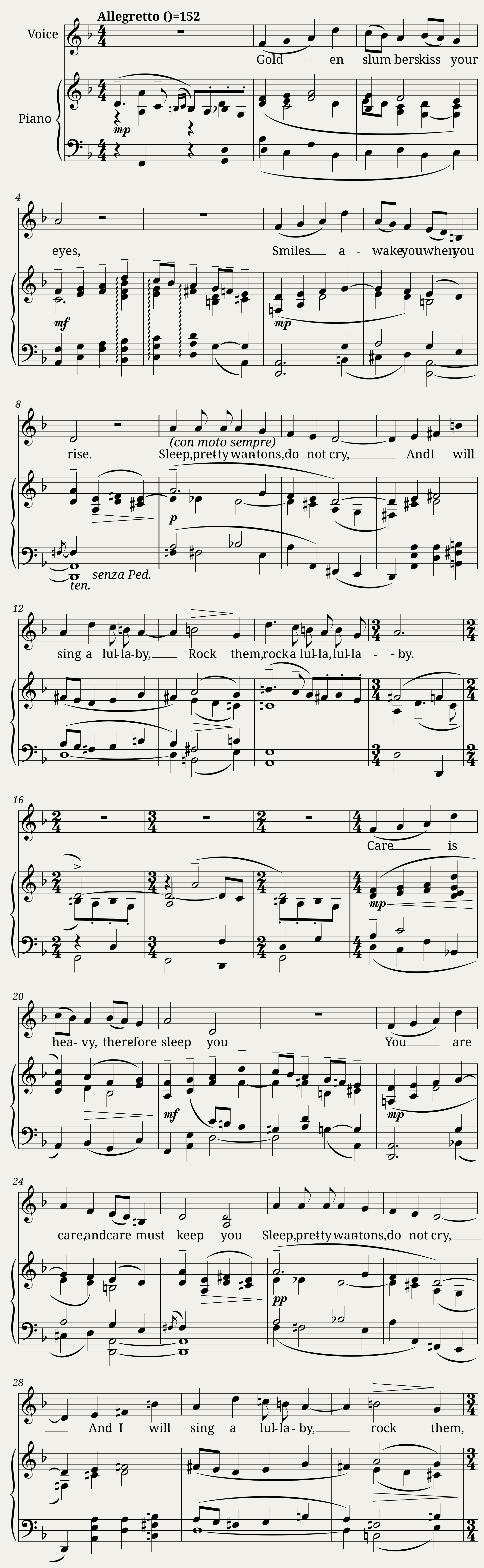 Lullaby — 1/2