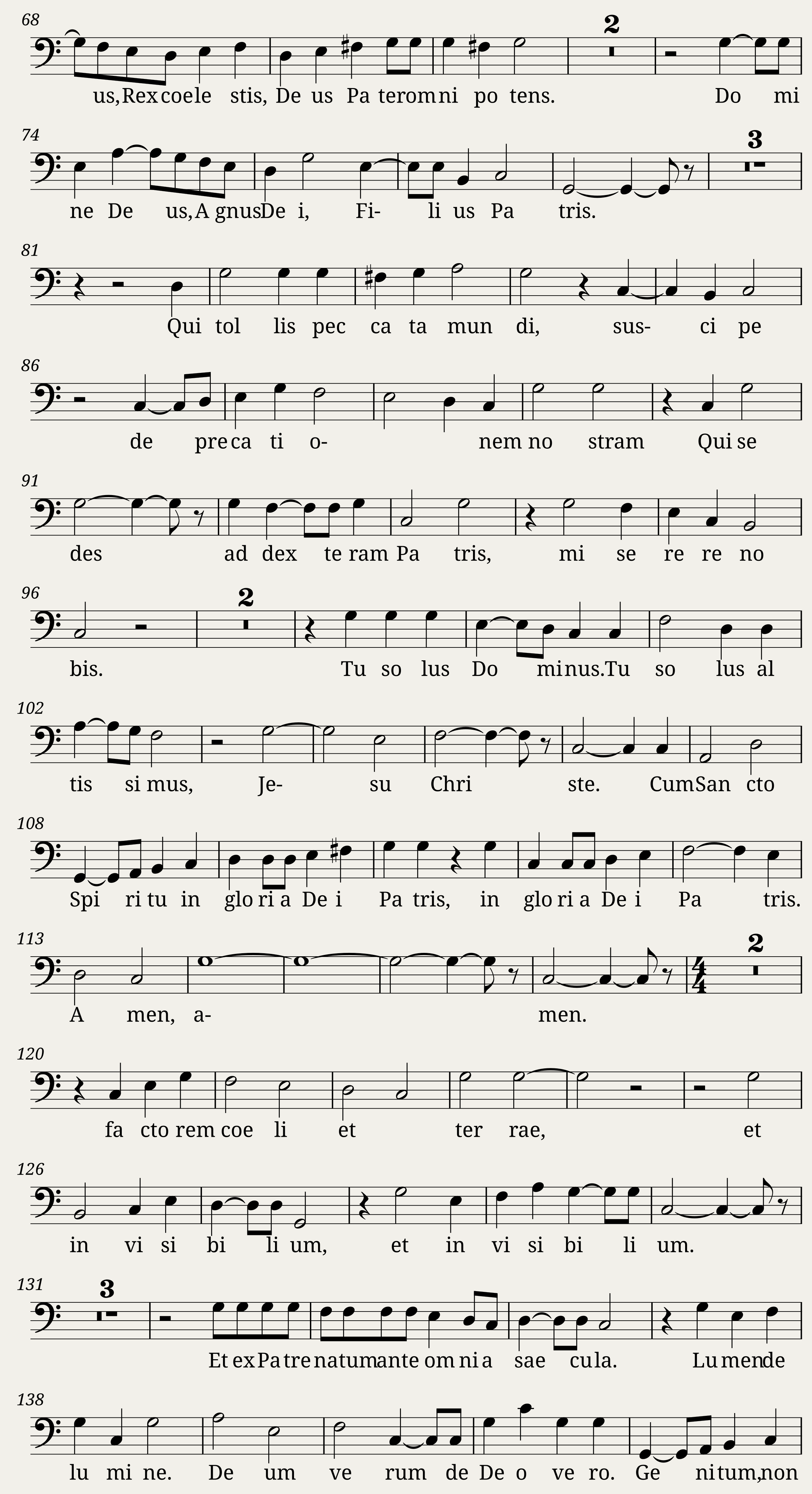 Galuooi - Messe en C - Basse — 2/5