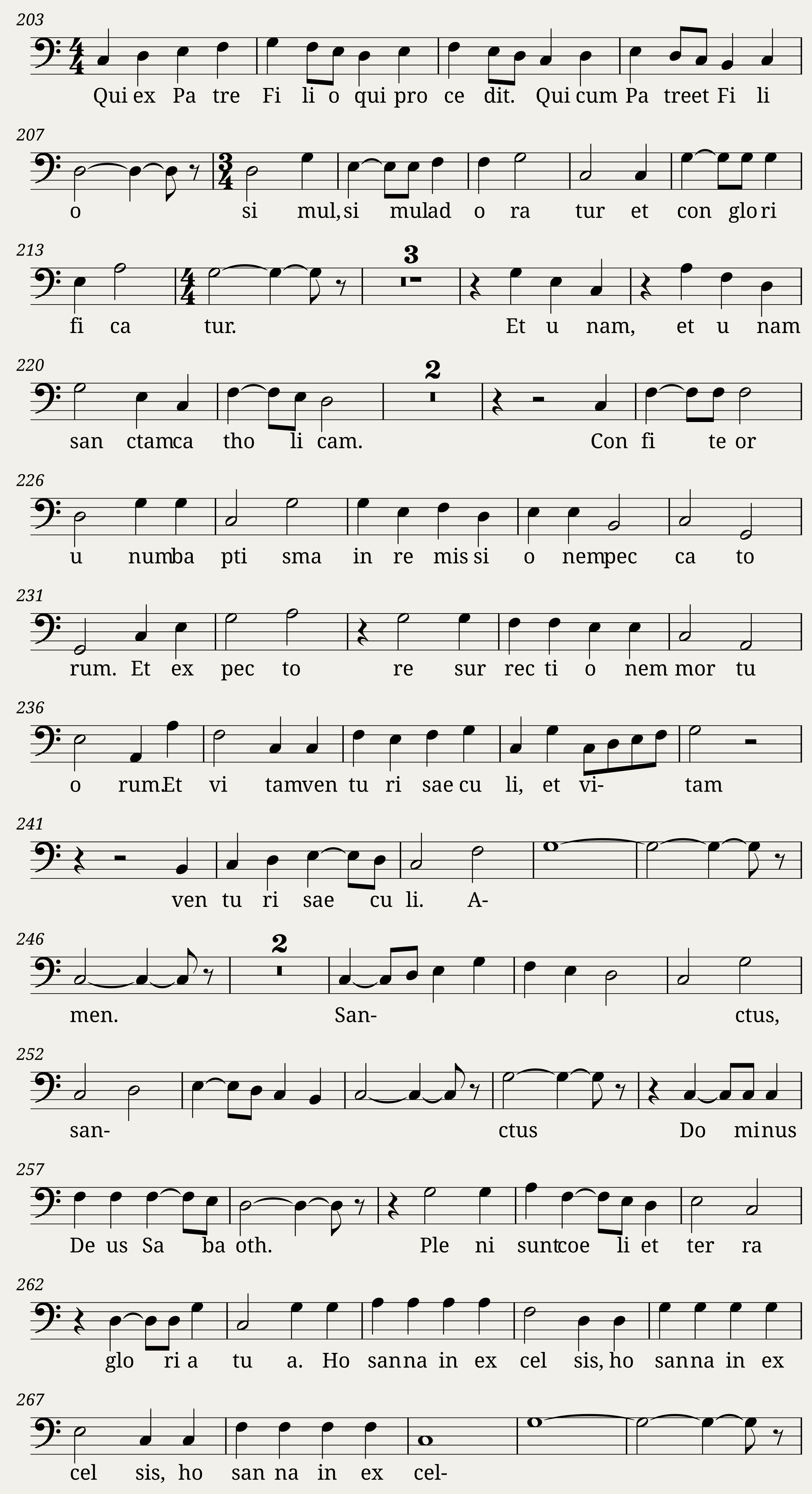Galuooi - Messe en C - Basse — 4/5