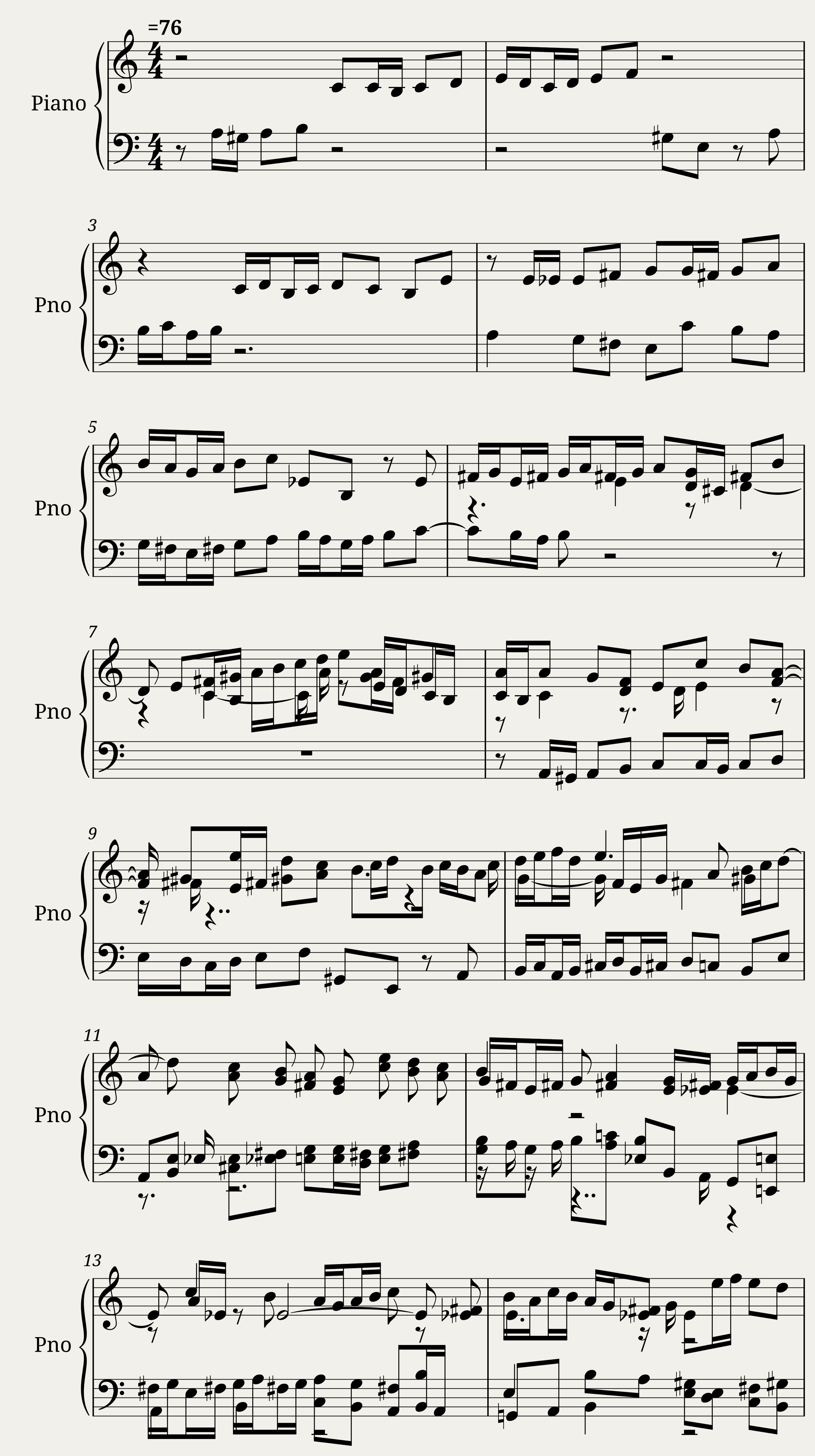 Das Wohltemperierte Clavier I, Fuga XX — 1/5