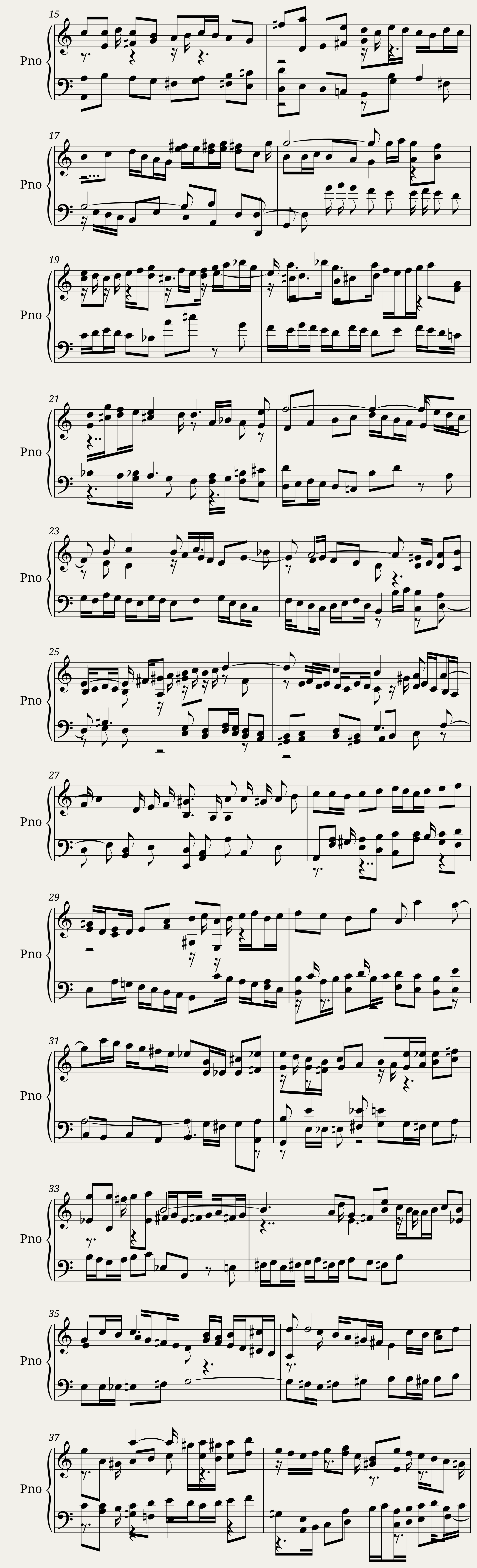 Das Wohltemperierte Clavier I, Fuga XX — 2/5