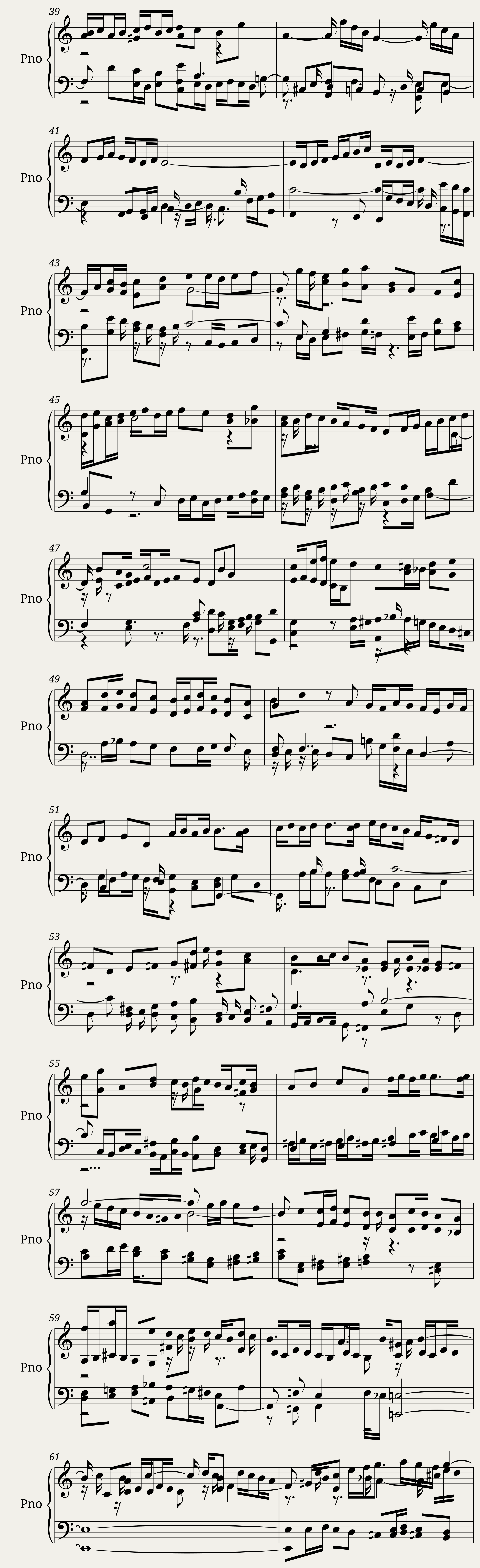 Das Wohltemperierte Clavier I, Fuga XX — 3/5