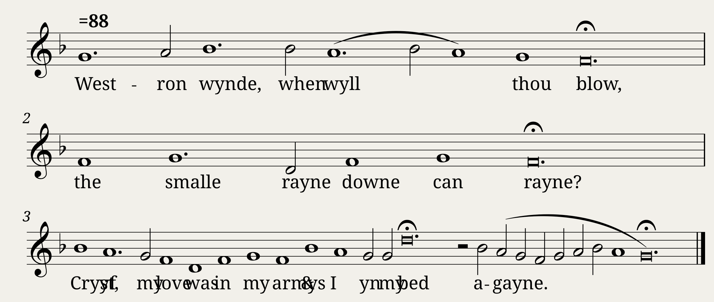 Westron wynde