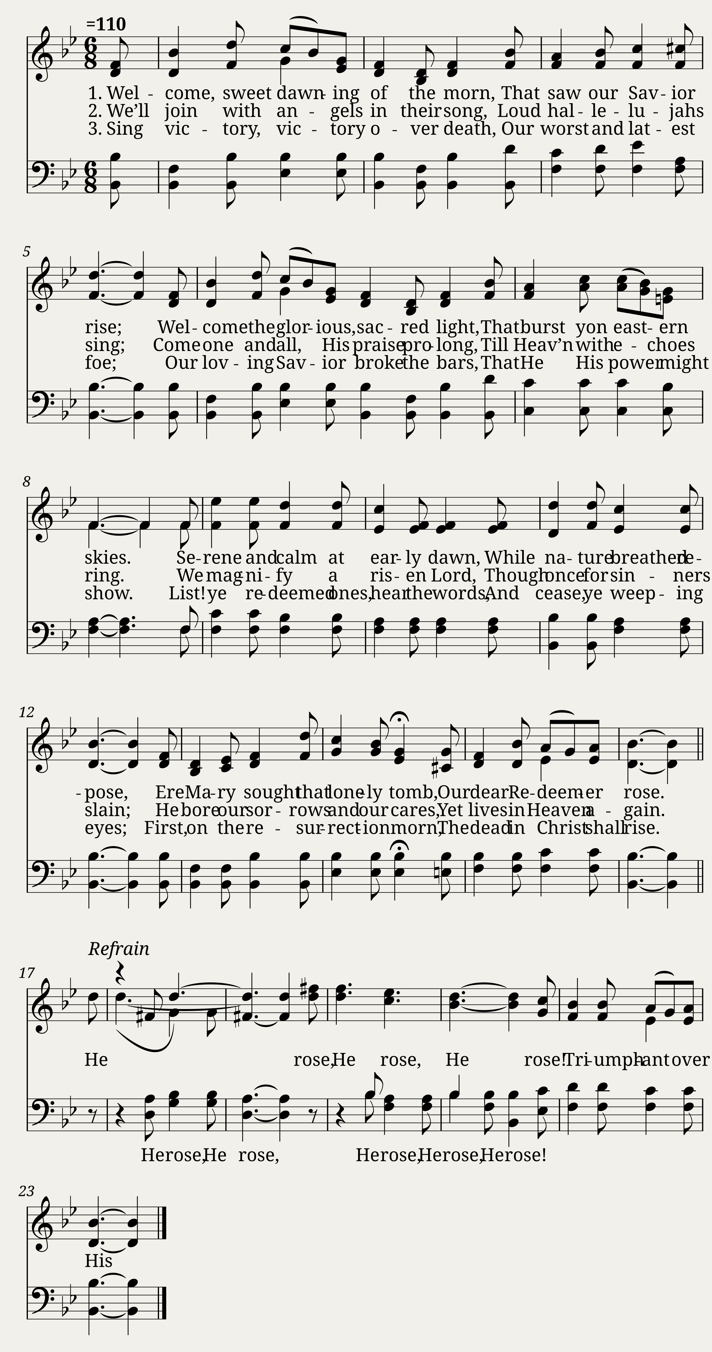 Glad easter morn - Asa Hull