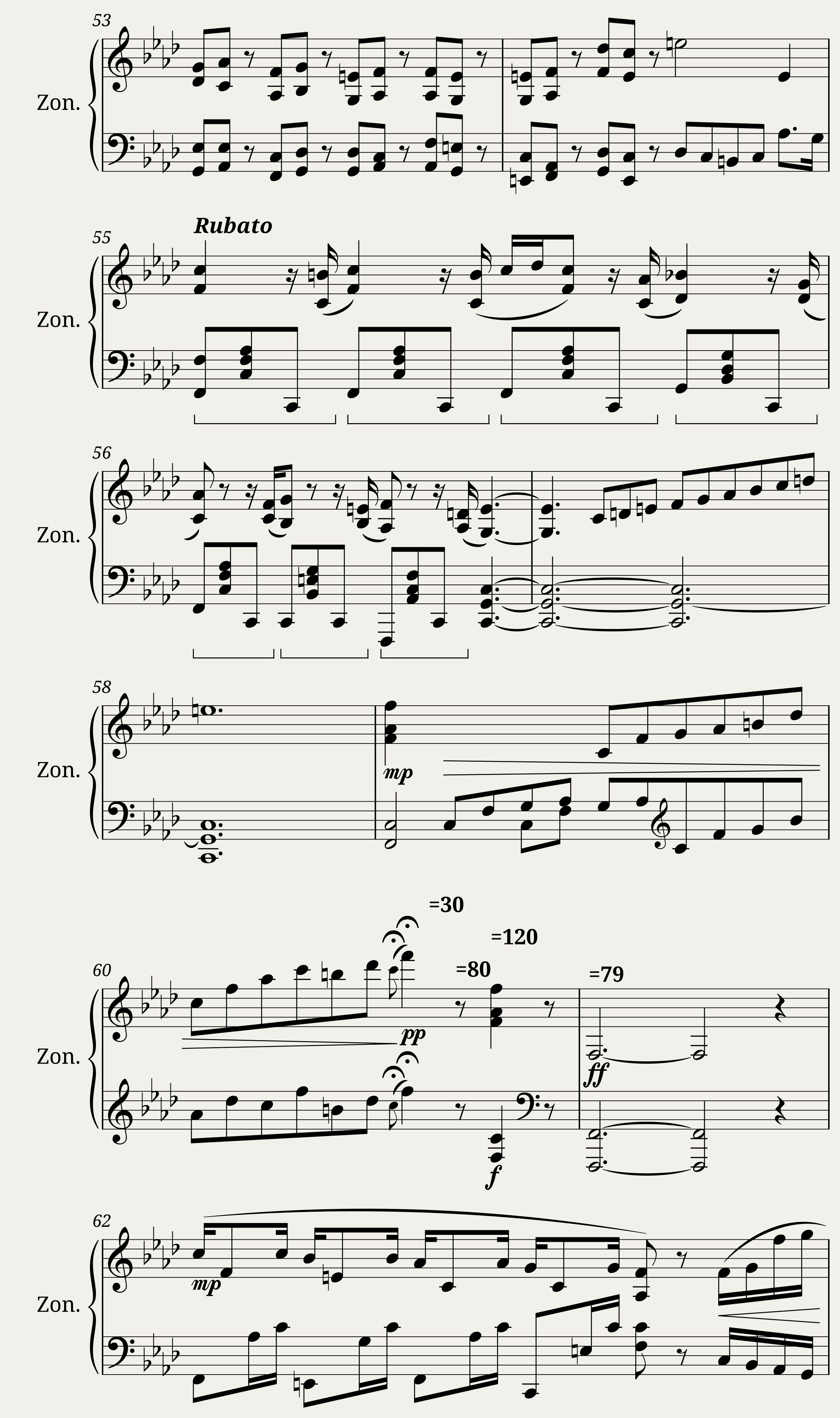 Ballade in A flat major — 4/7