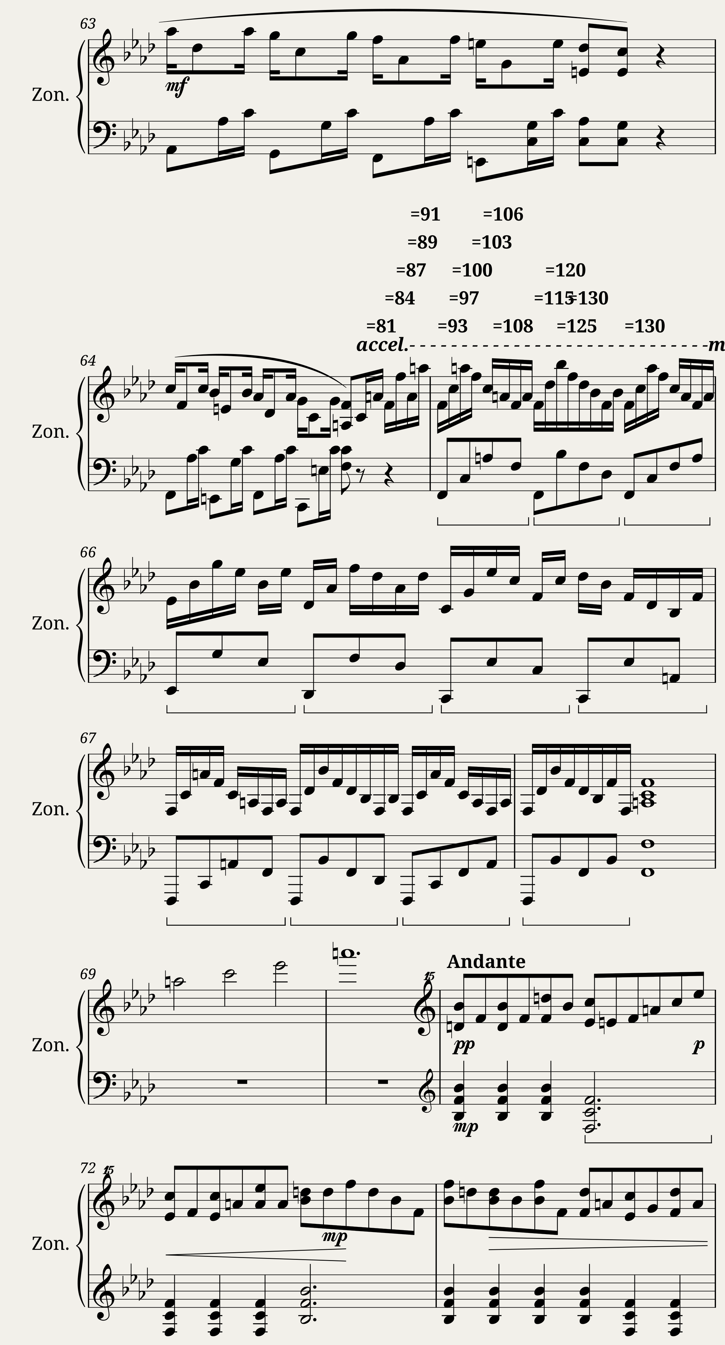 Ballade in A flat major — 5/7