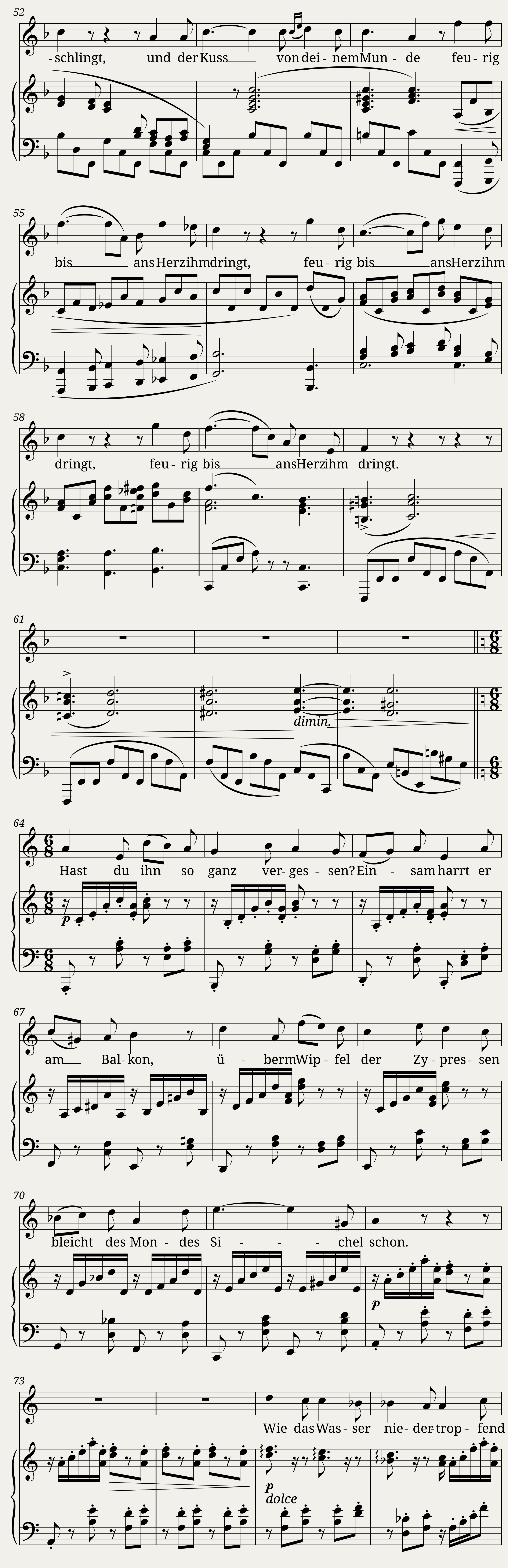 Serenade — 3/4