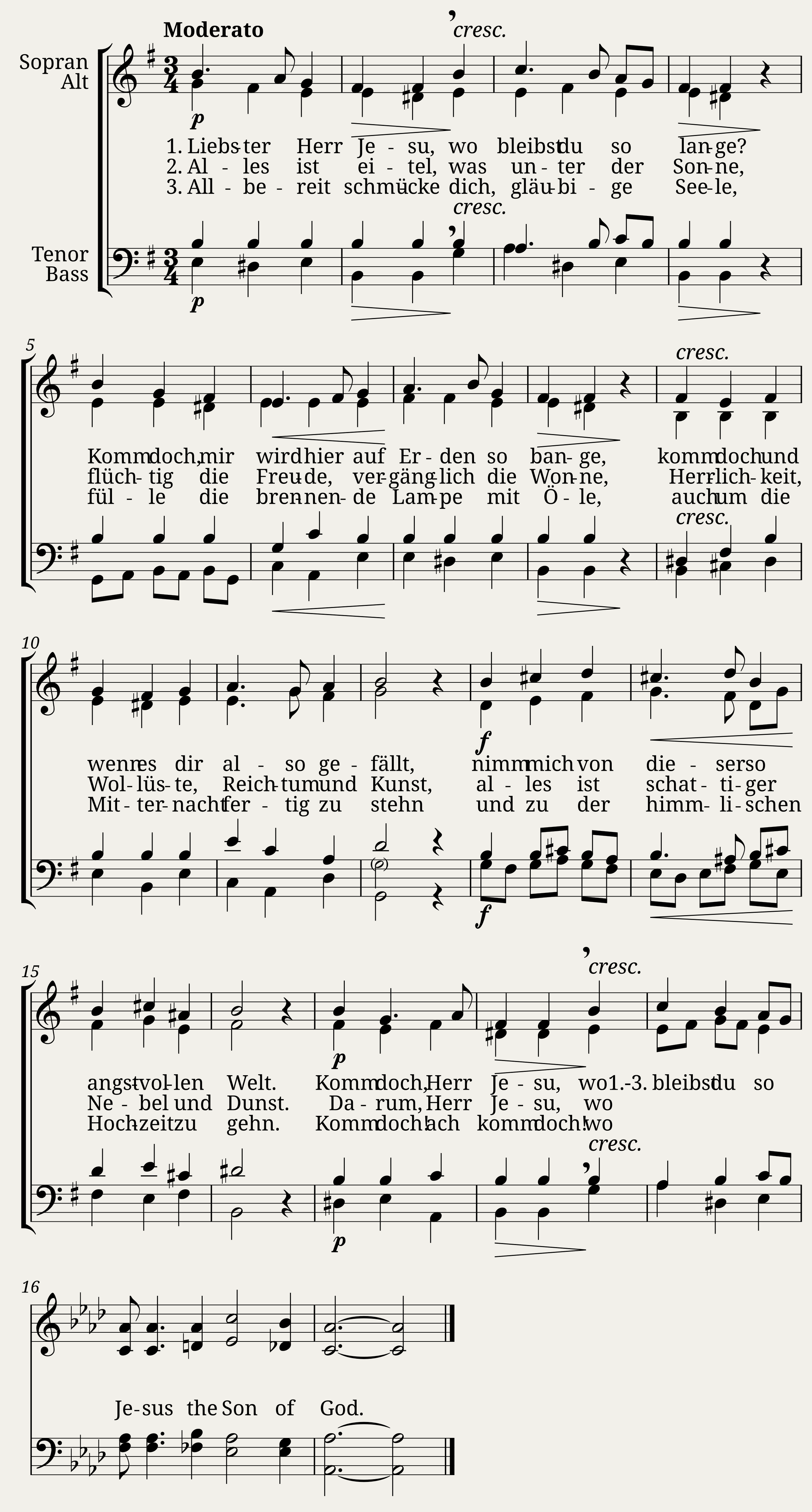 Komm Herr Jesu