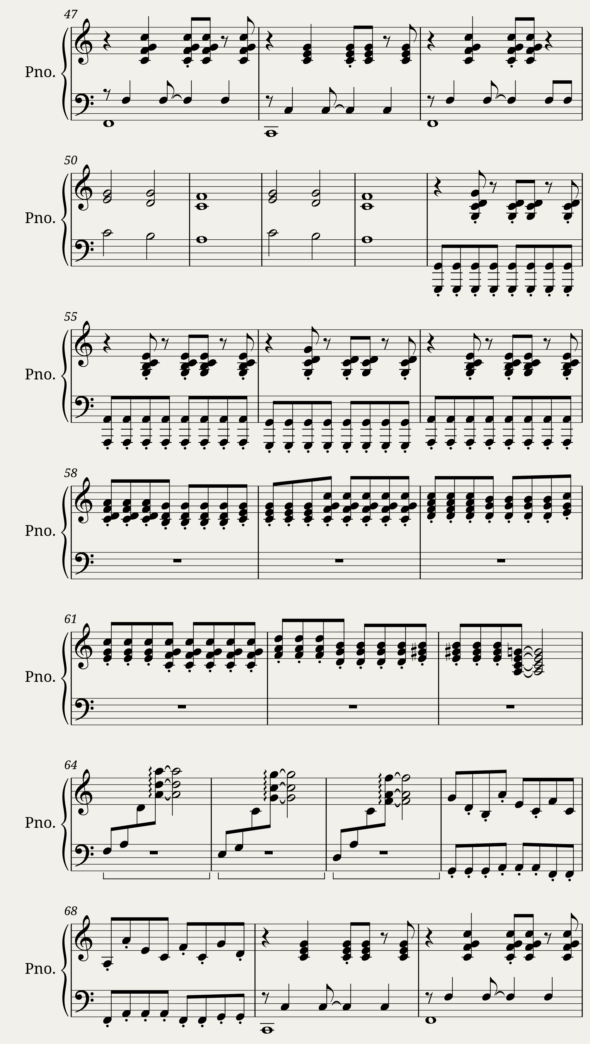 Video Killed The Radio Star in C — 3/6