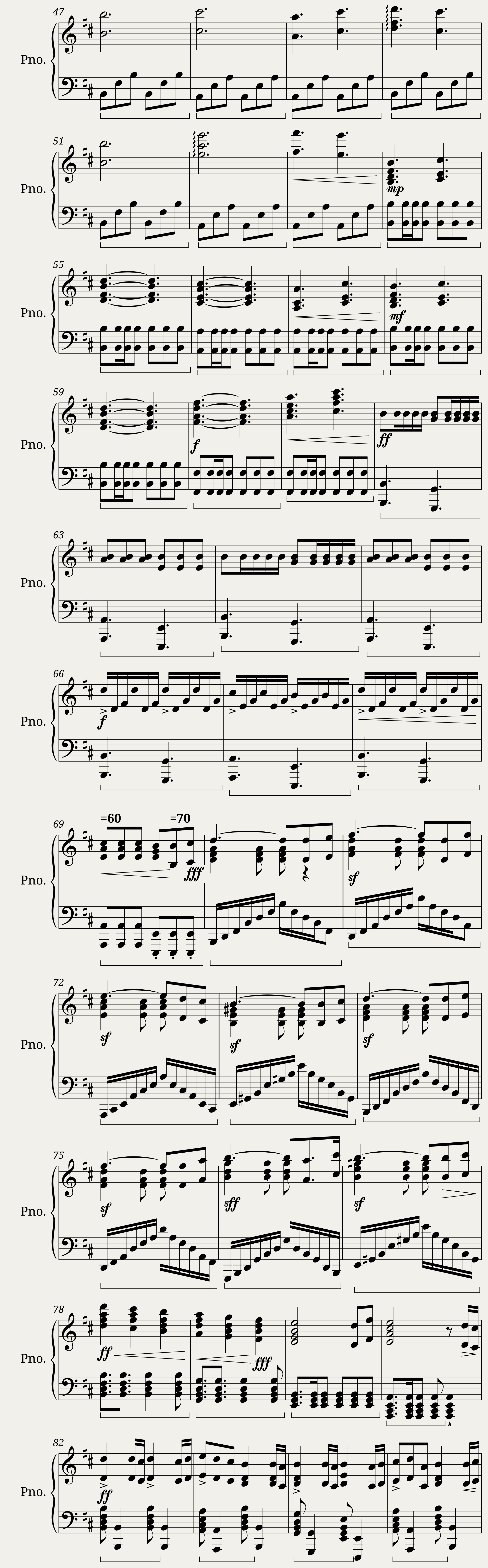 Skyrim;Dragonborn Solo Piano — 3/4
