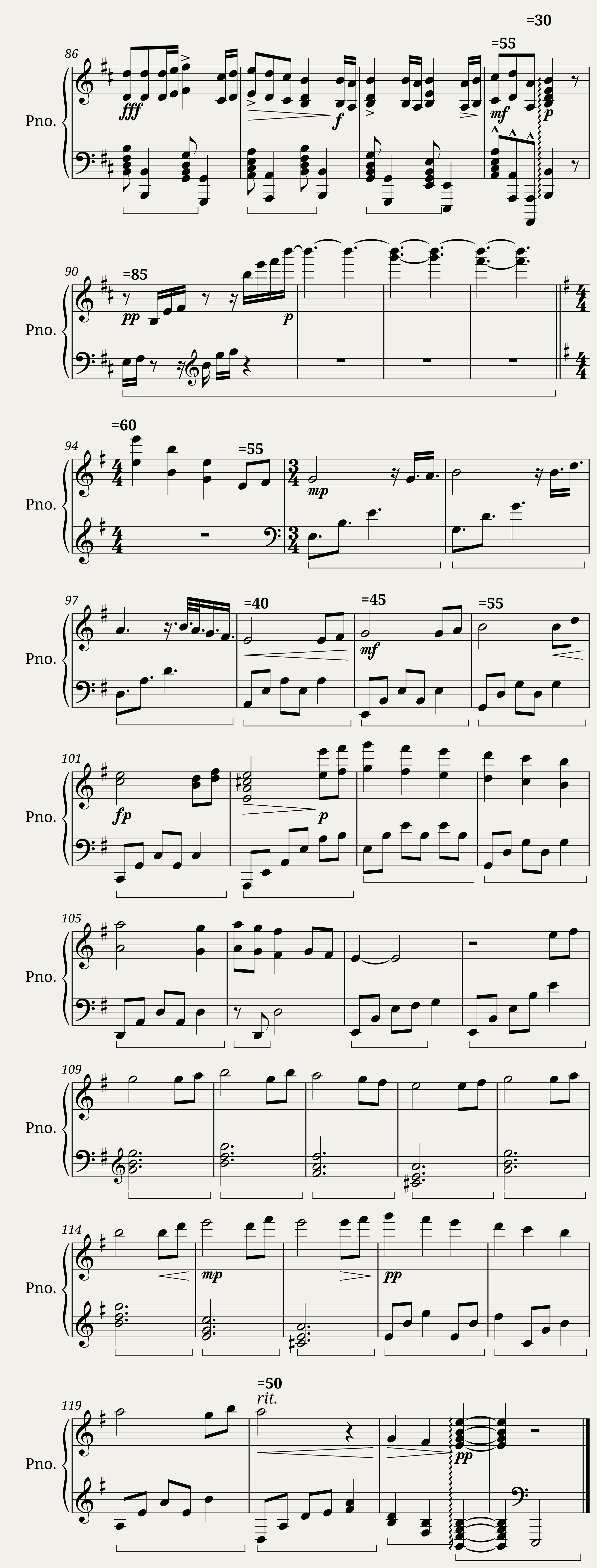Skyrim;Dragonborn Solo Piano — 4/4