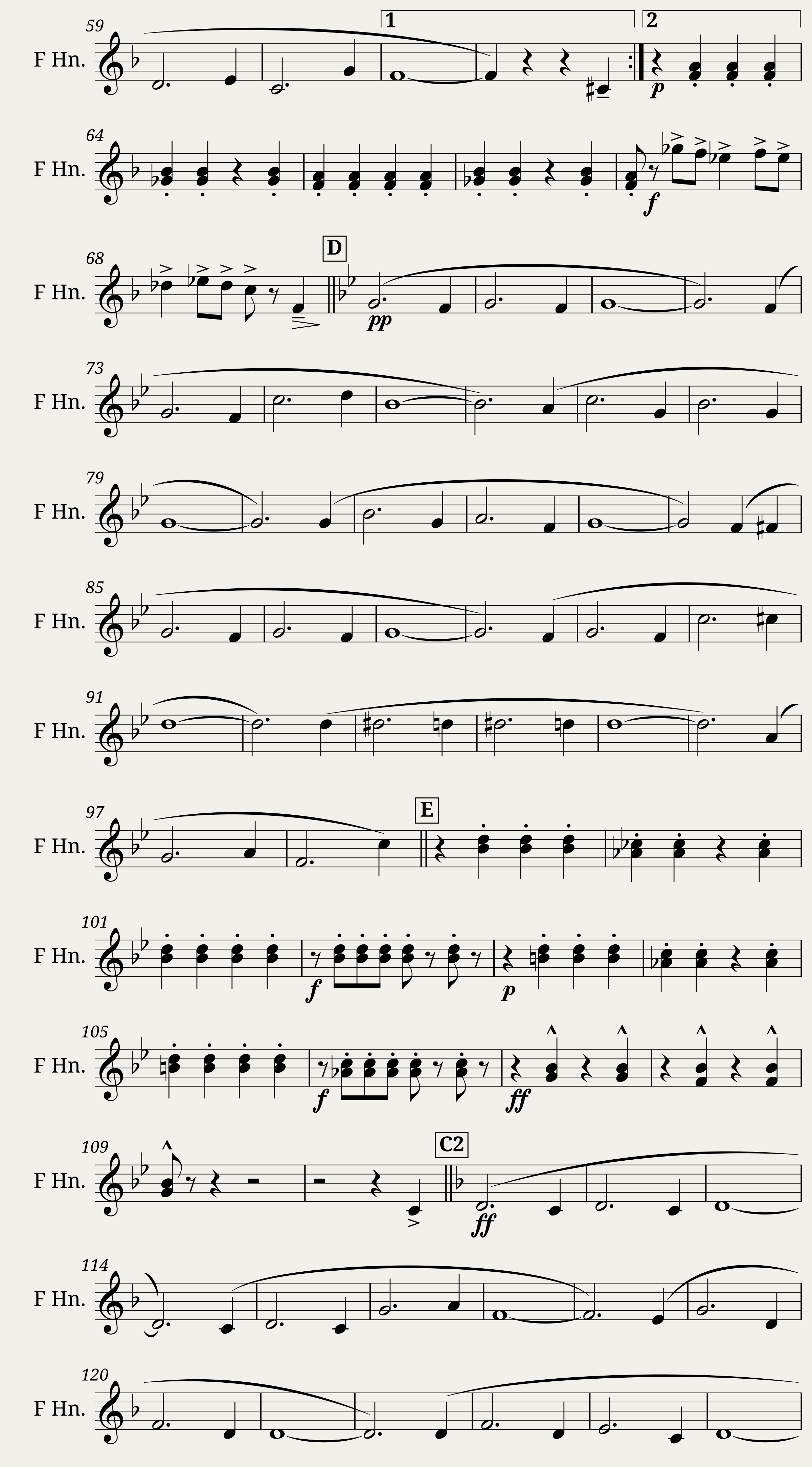 An Ending Chordless C- Violin Solo — 2/2