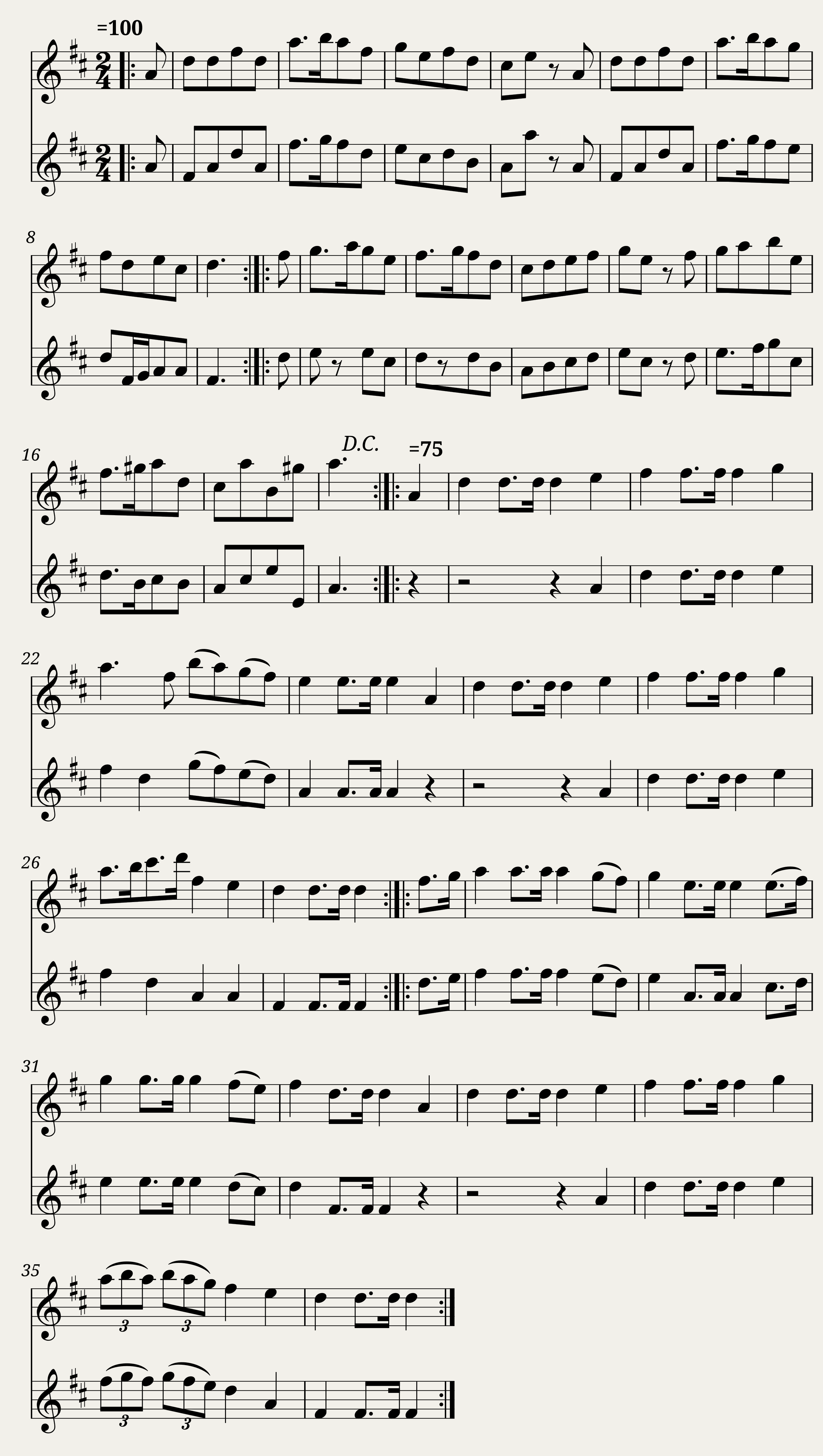 Wragg's Lesson the 9th.2voices. RH.003