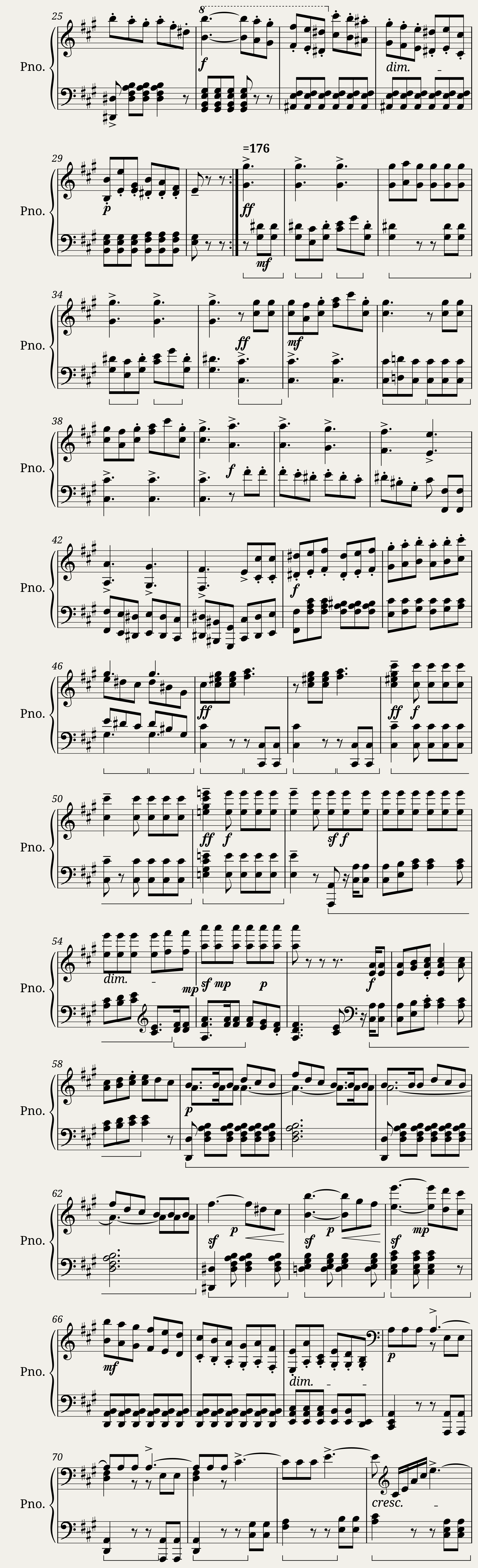 Songs Without Words (No. 3) — 2/3