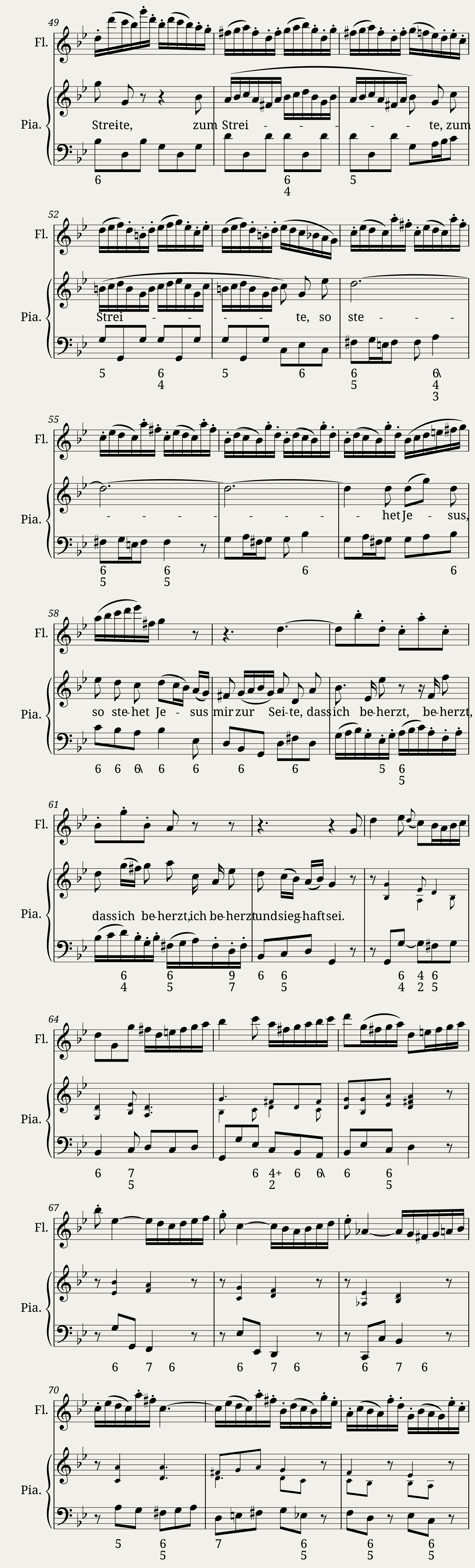 Das Blut so meine Schuld durchstreicht BWV 78/4 — 3/4