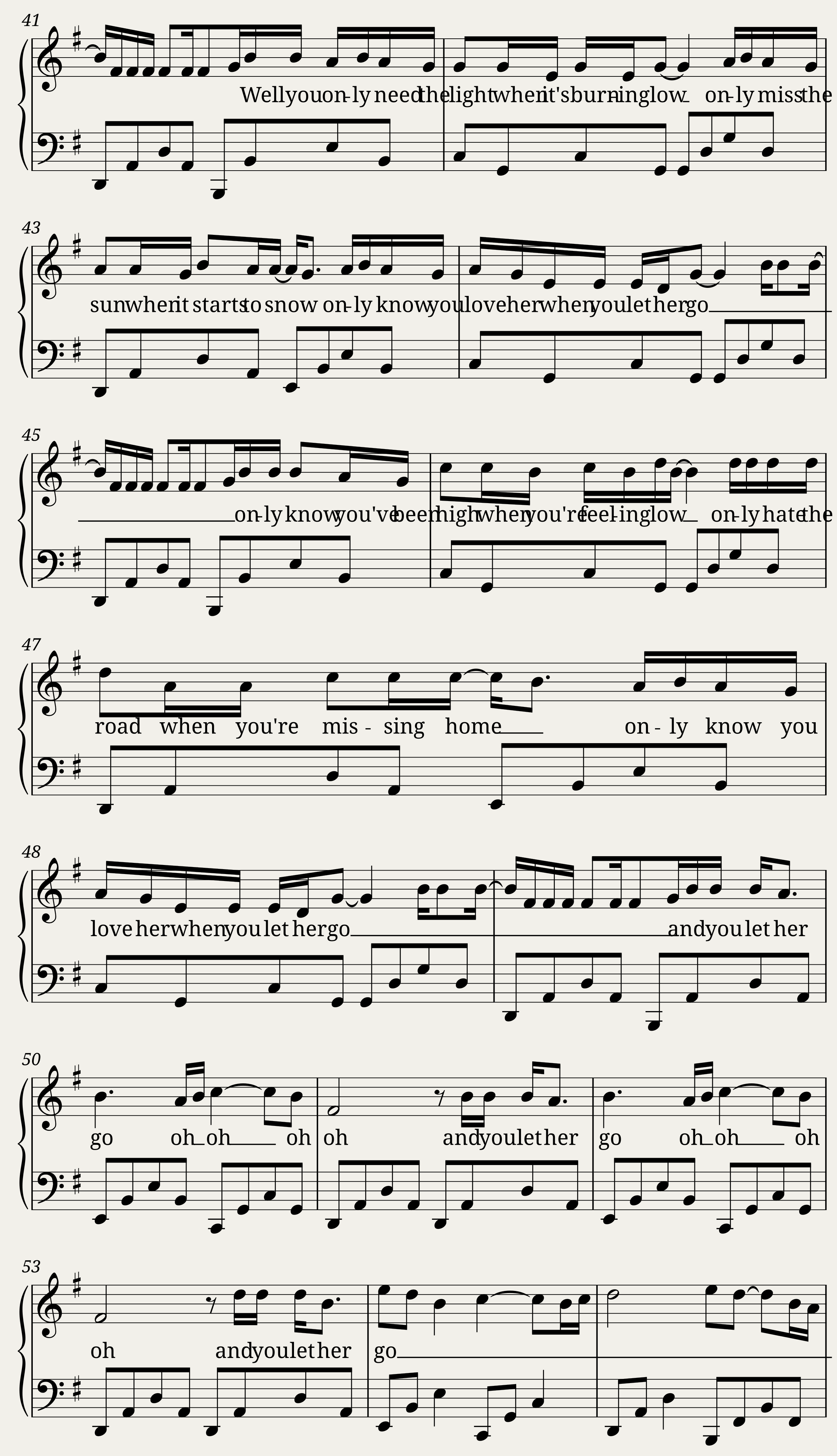 Let Her Go — 4/5
