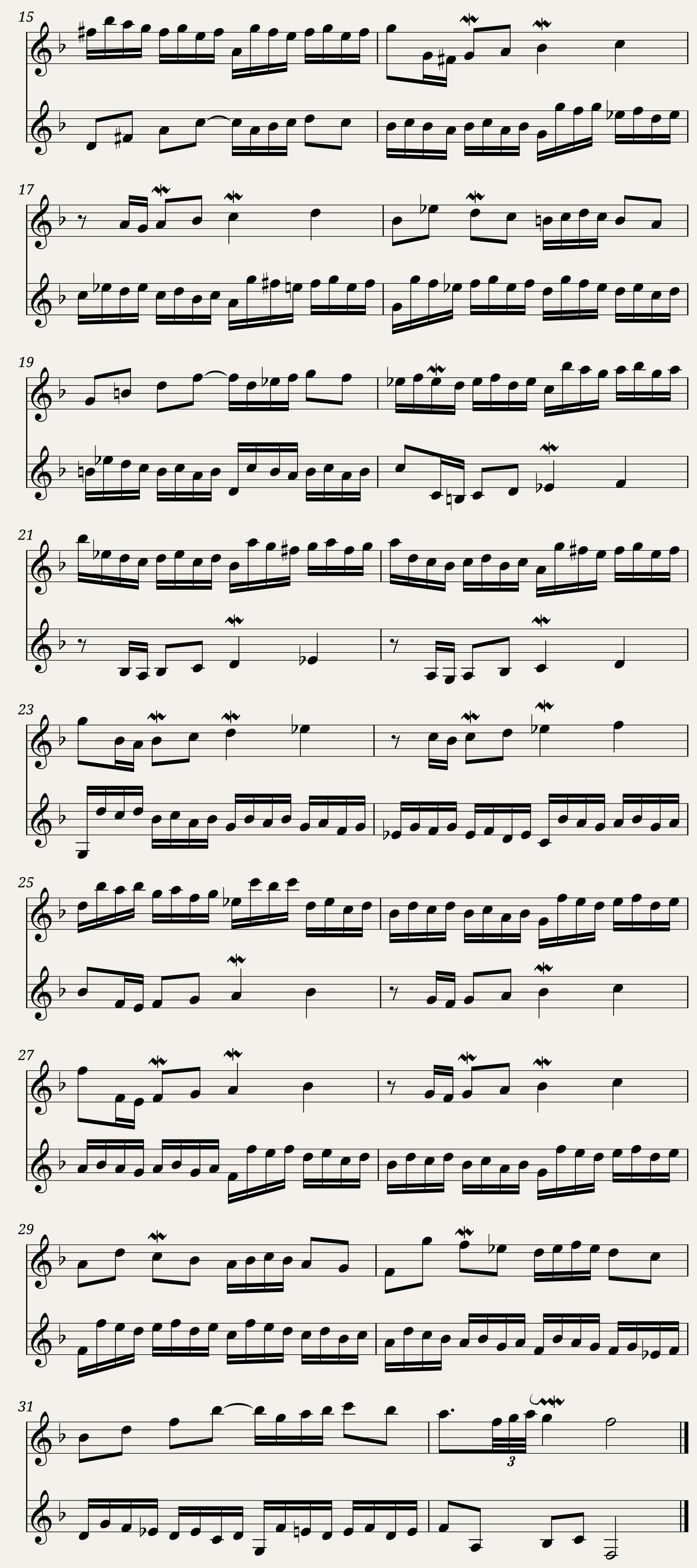 Invention Nr. 5 - BWV 776 — 2/2