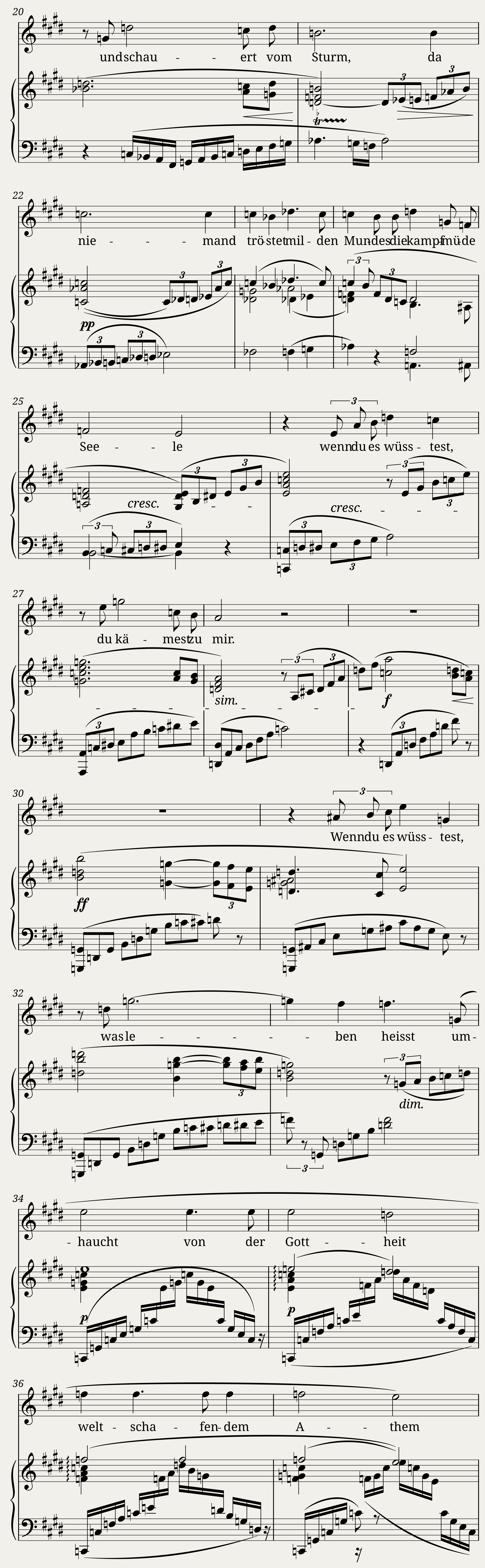 Strauss Richard - 4 Lieder Op. 27 No.2 - Cäcilie — 2/3